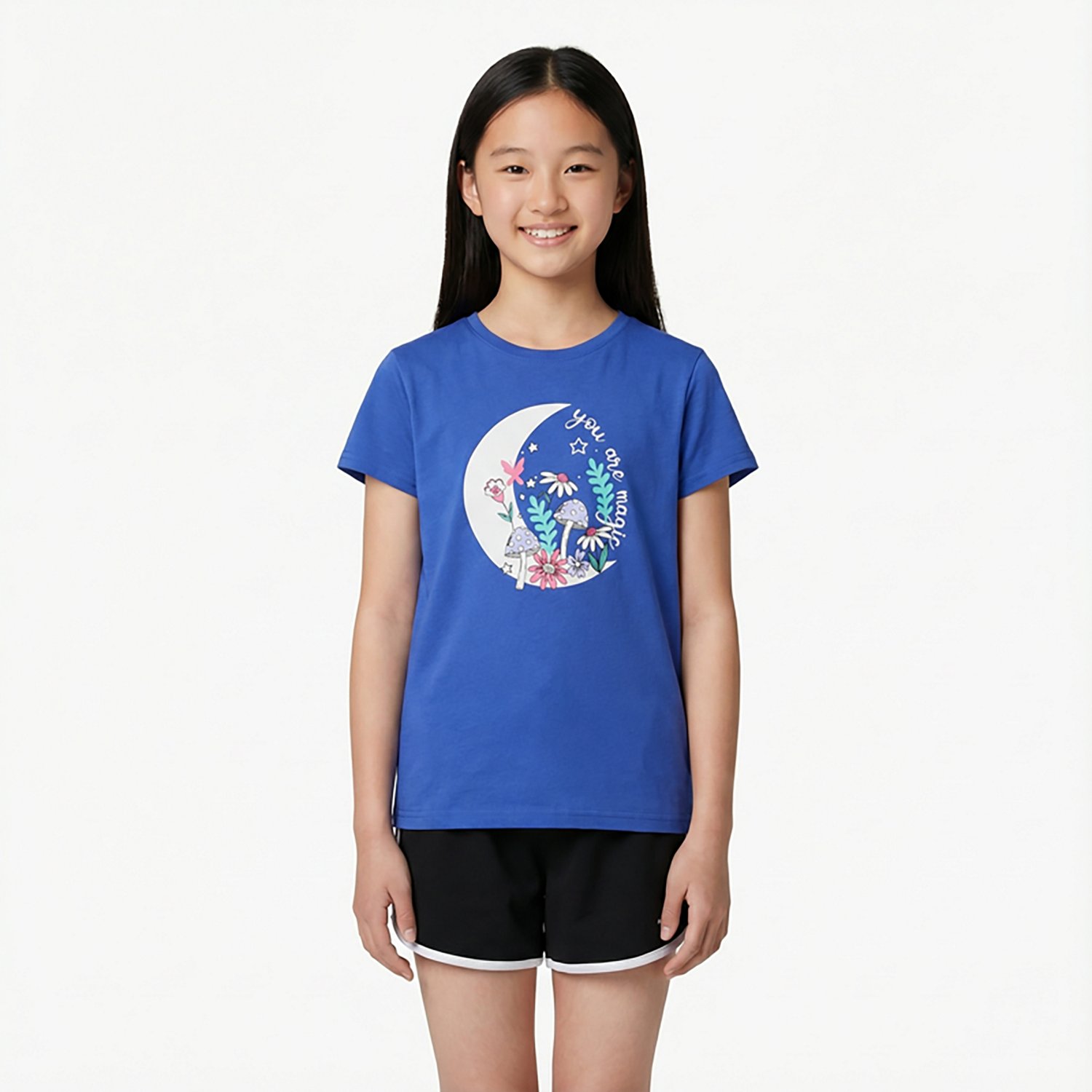 BCG Girls' Lifestyle Cotton Moon Magic Short Sleeve T-shirt - view number 2