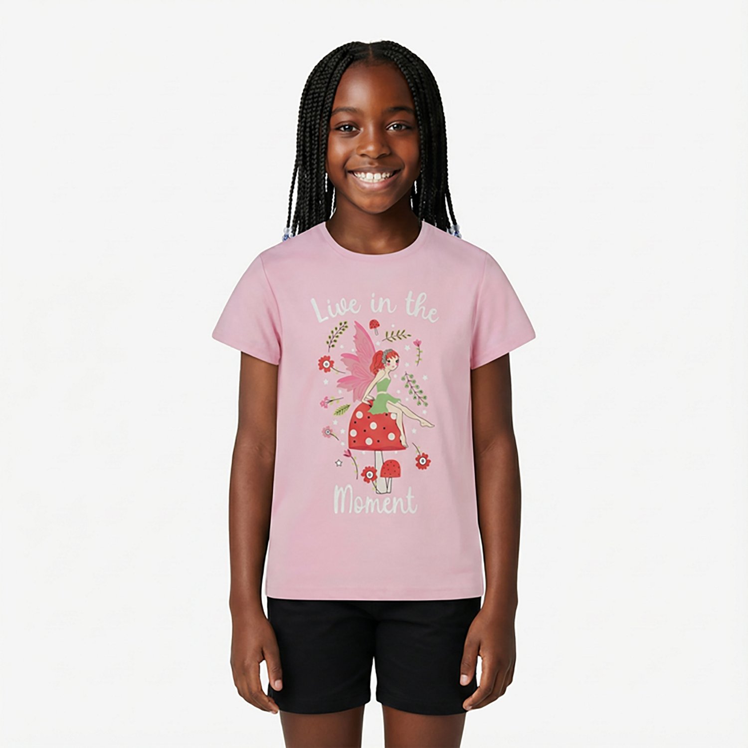 BCG Girls' Lifestyle Cotton Fairy Moment Short Sleeve T-shirt - view number 2