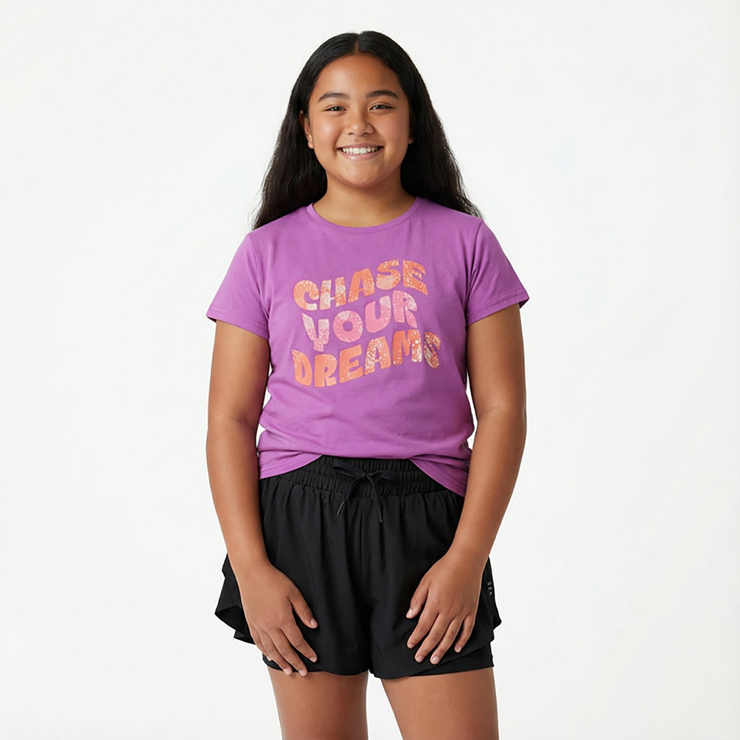 BCG Girls' Lifestyle Cotton Dreams Short Sleeve T-shirt - view number 2