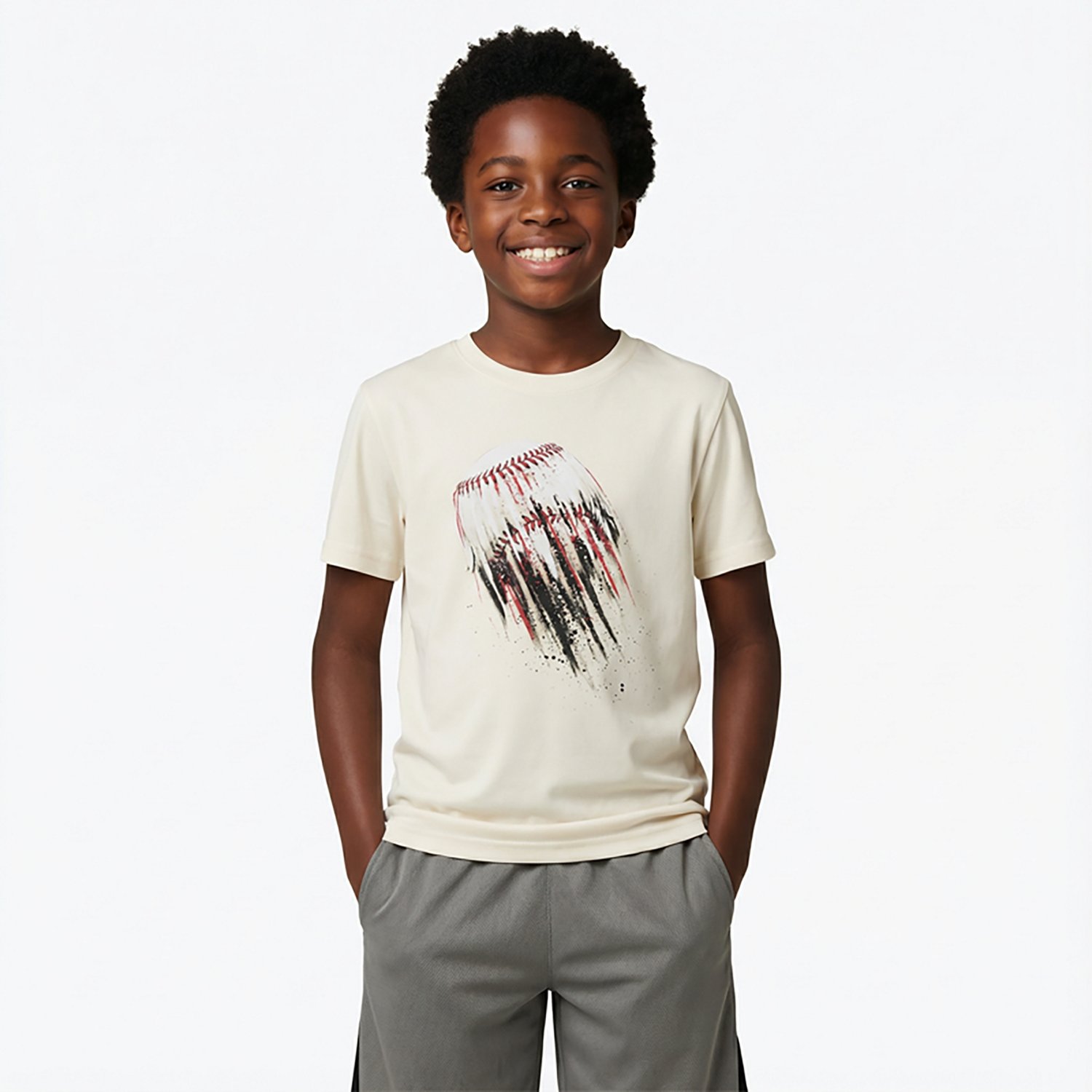 BCG Boys' Turbo Graphic Baseball Stride Short Sleeve T-shirt - view number 2