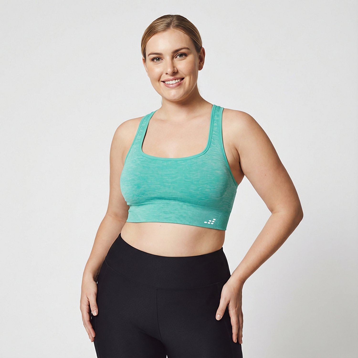 BCG Women's SMLS Padded Square Front Low Support Sports Bra - view number 2