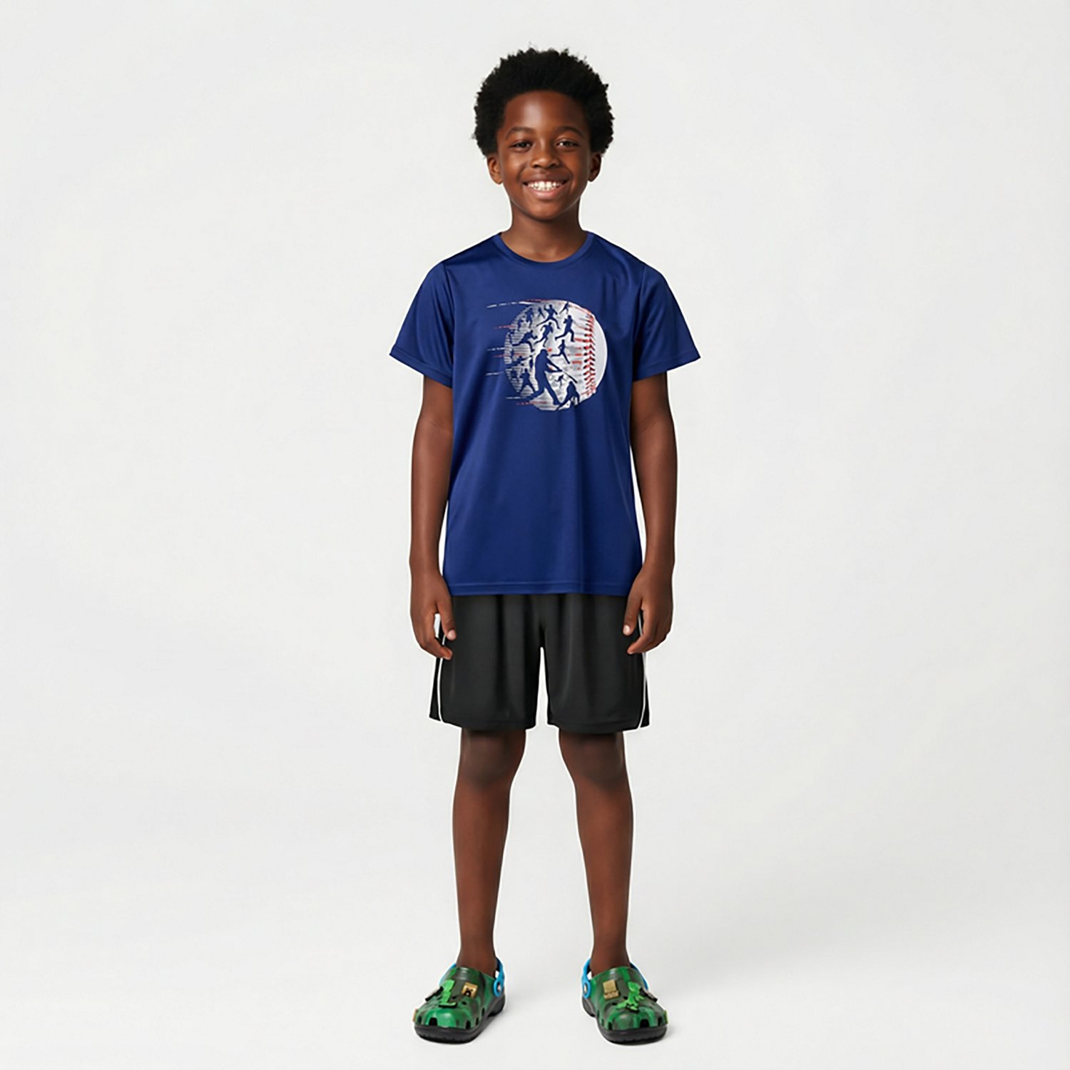 BCG Boys' Turbo Baseballers Graphic T-shirt