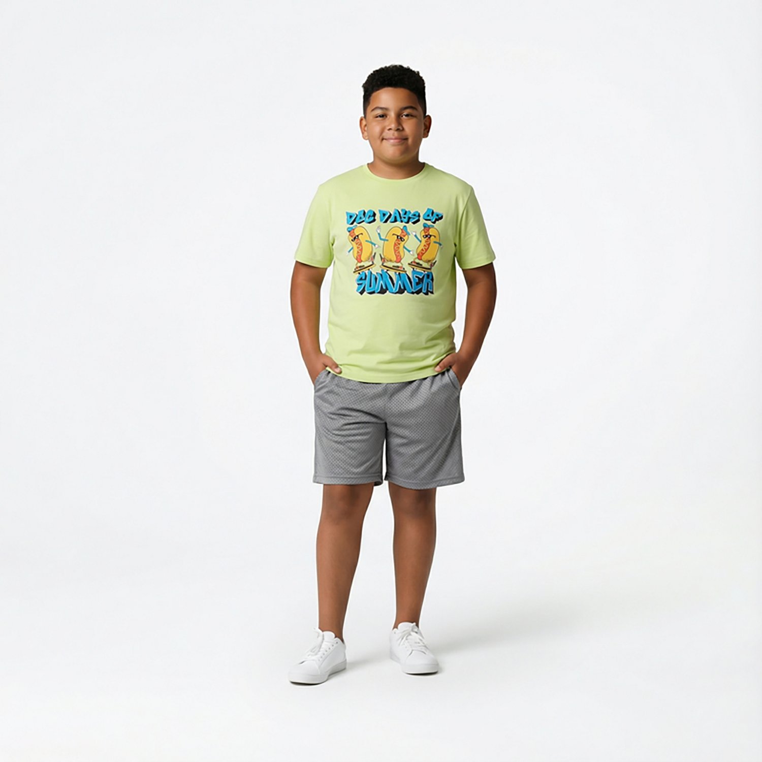 BCG Boys' #16 Cotton Graphic T-shirt