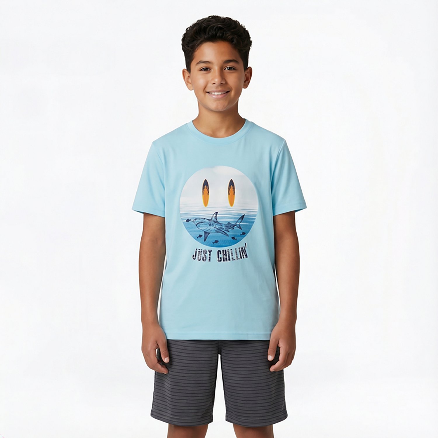 BCG Boys' Cotton Just Chillin Graphic T-shirt - view number 2