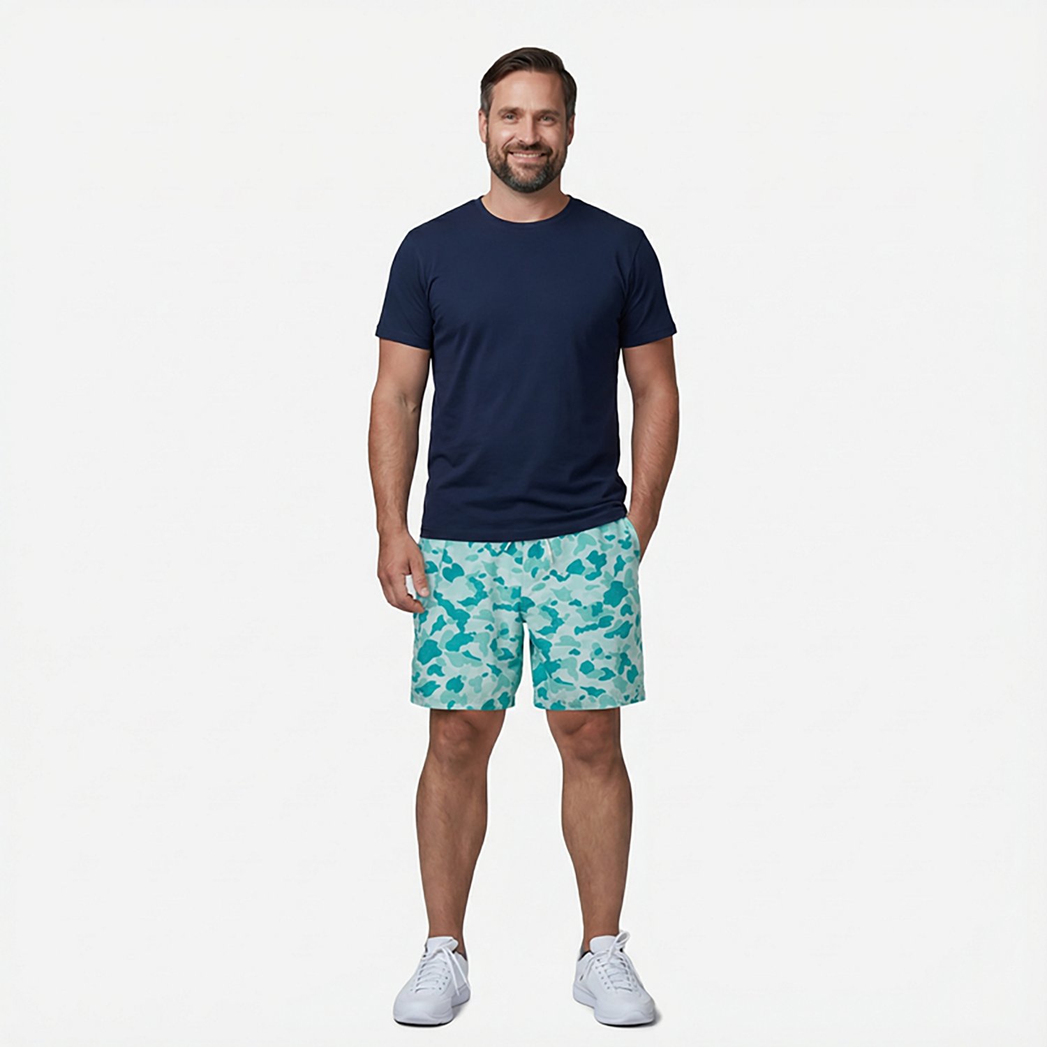Magellan Outdoors Men's Shore & Line Washed Print Shorts 7 in