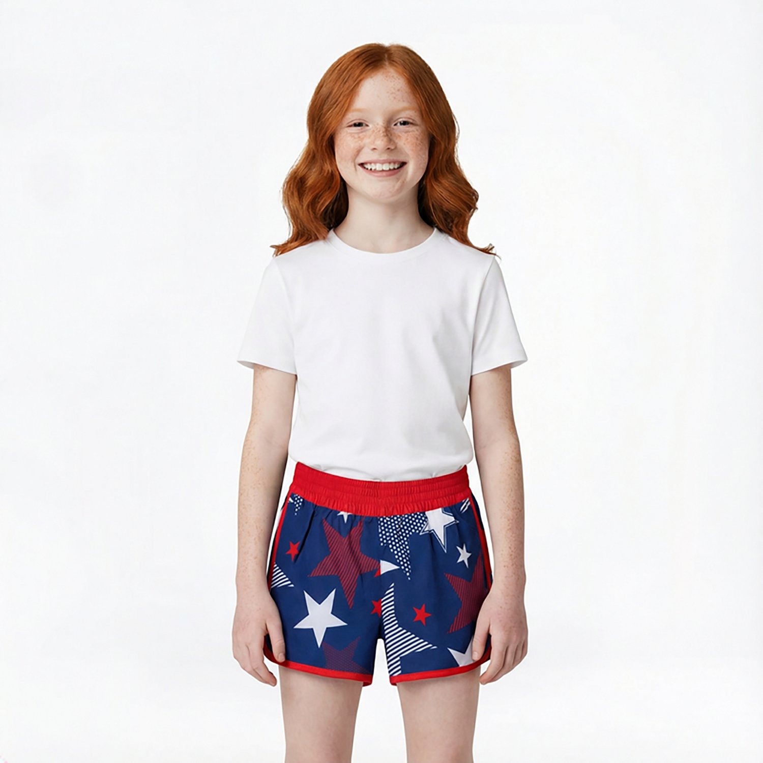 O'Rageous Girls' Americana Printed E Boardshorts                                                                                 - view number 2