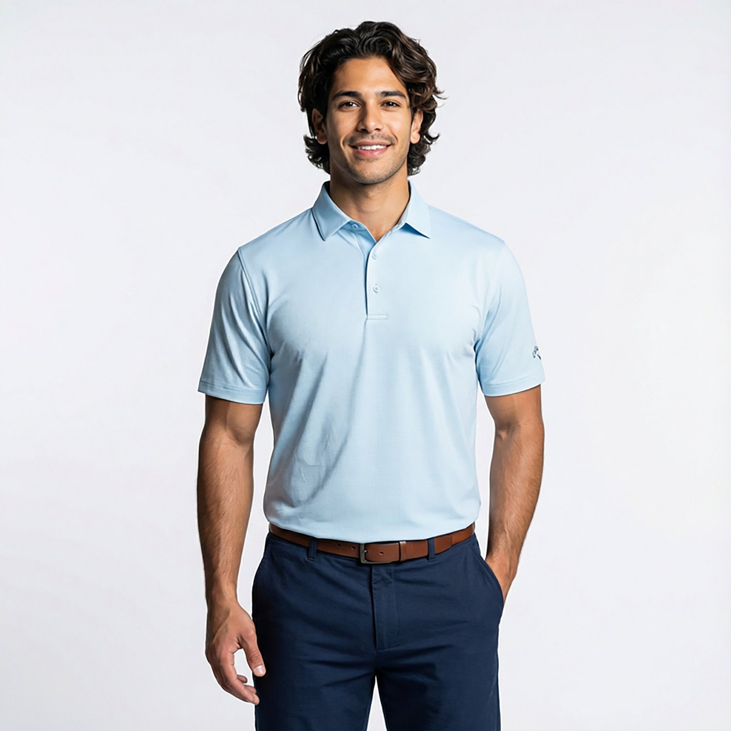 Callaway Men's Pro Spin Gingham Polo - view number 2