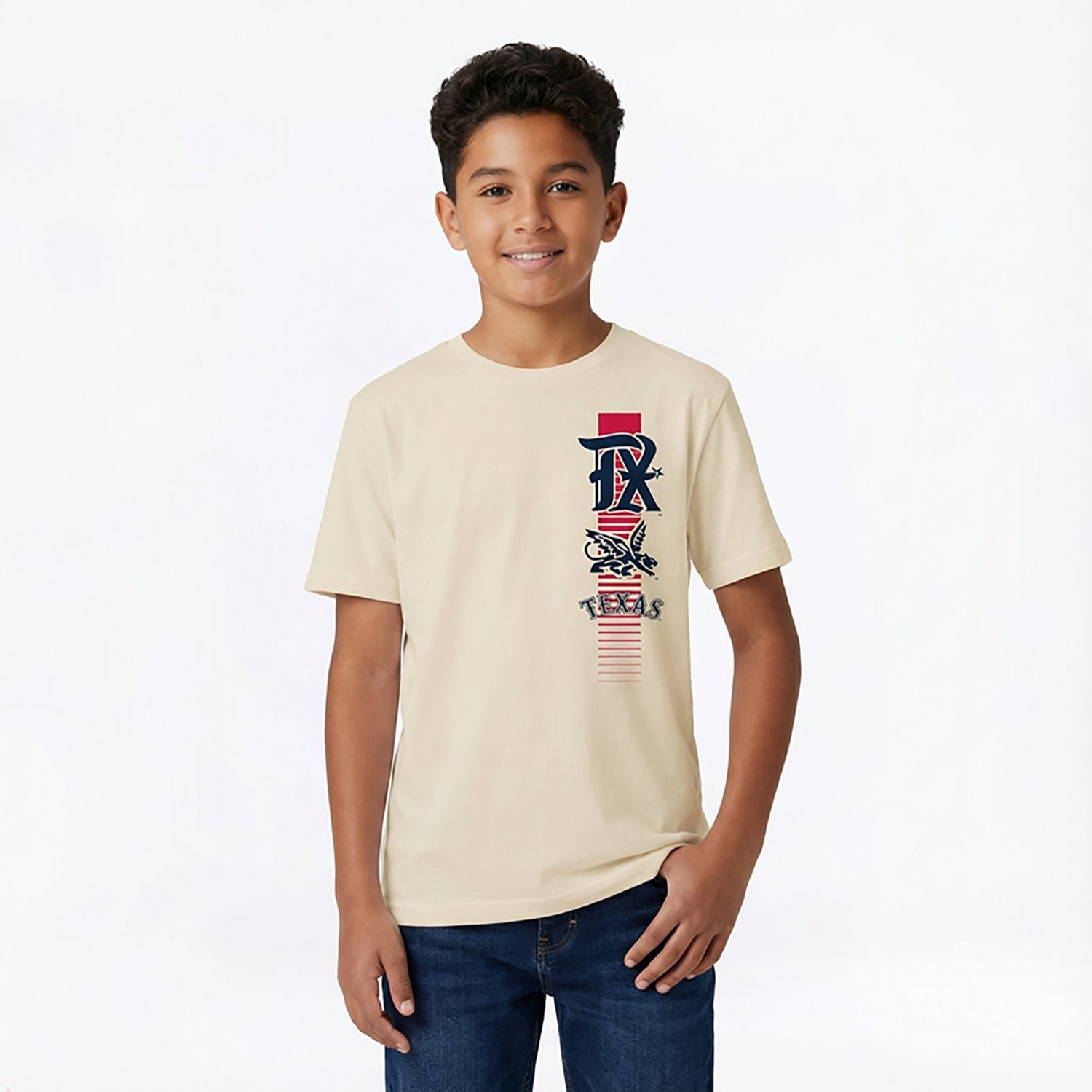 Stitches Boys' Texas Rangers City Connect Scoreboard Short Sleeve T-shirt - view number 2