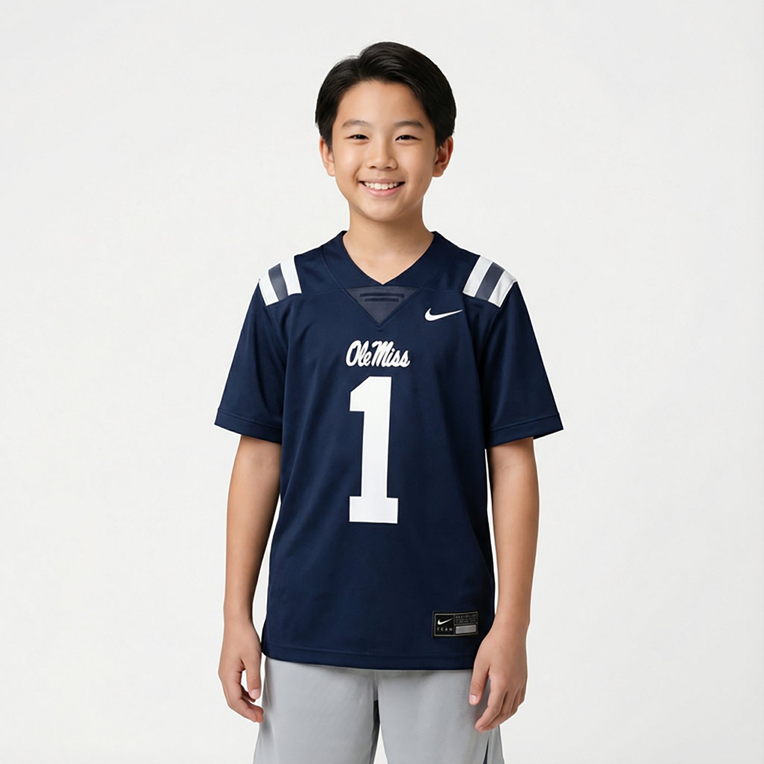 Nike Boys' Ole Miss Rebels Replica Football Jersey - view number 2