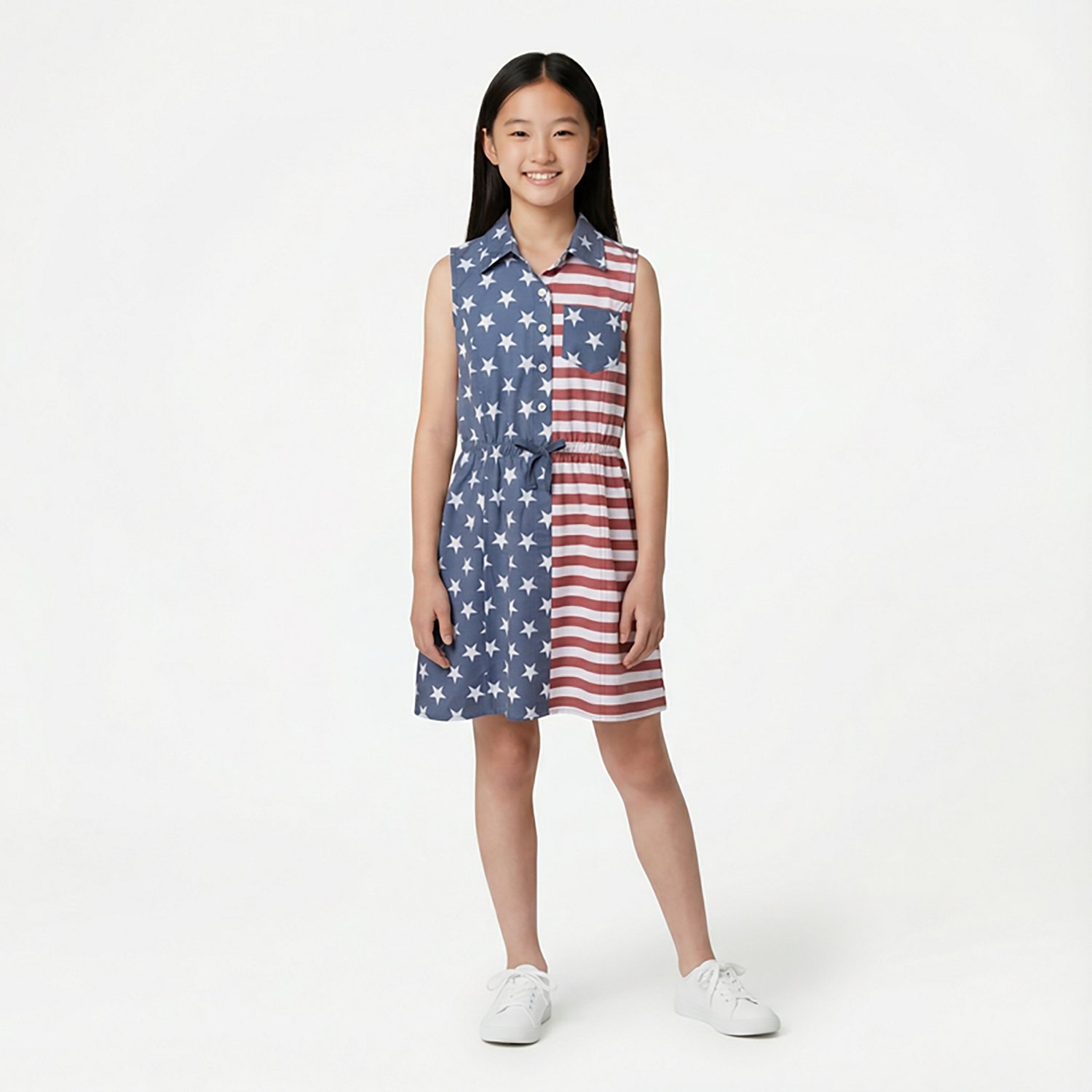 Magellan Outdoors Girls' Americana Sleeveless Dress