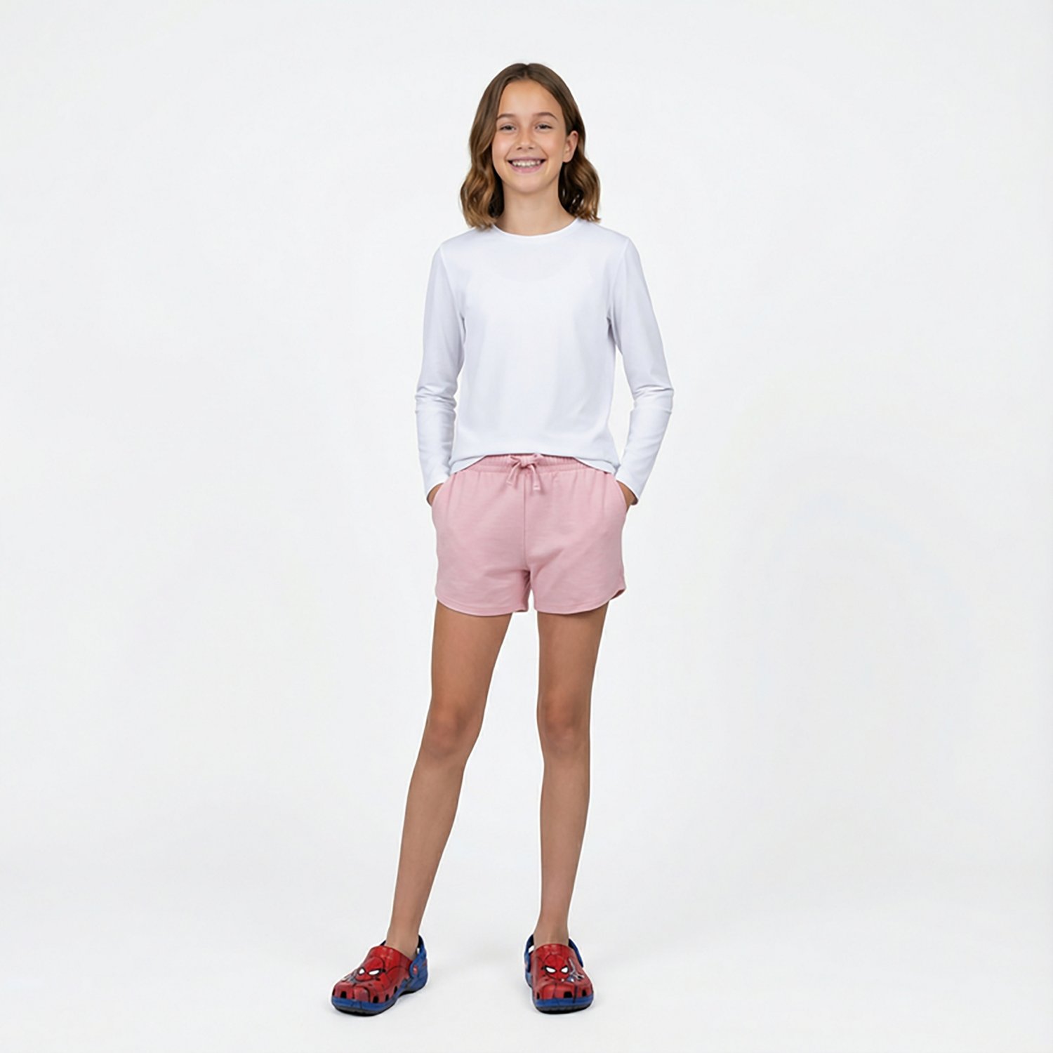 BCG Girls' Soft Shorty Shorts 4 in