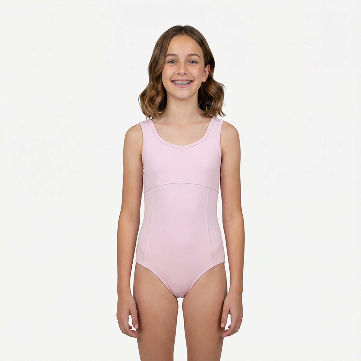 Rainbeau Moves Girls' Nylon Tank Leotard - view number 2