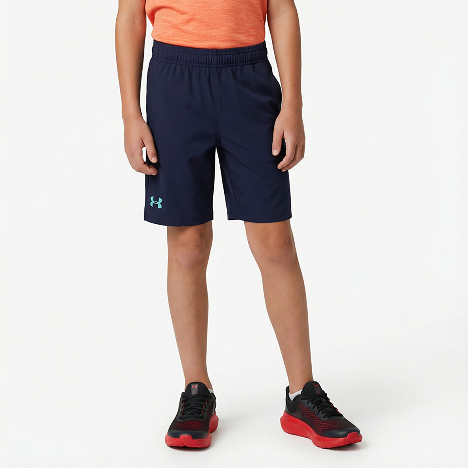 Under Armour Boys' UA Tech™ Vent Print Blocked Shorts 6 in - view number 2
