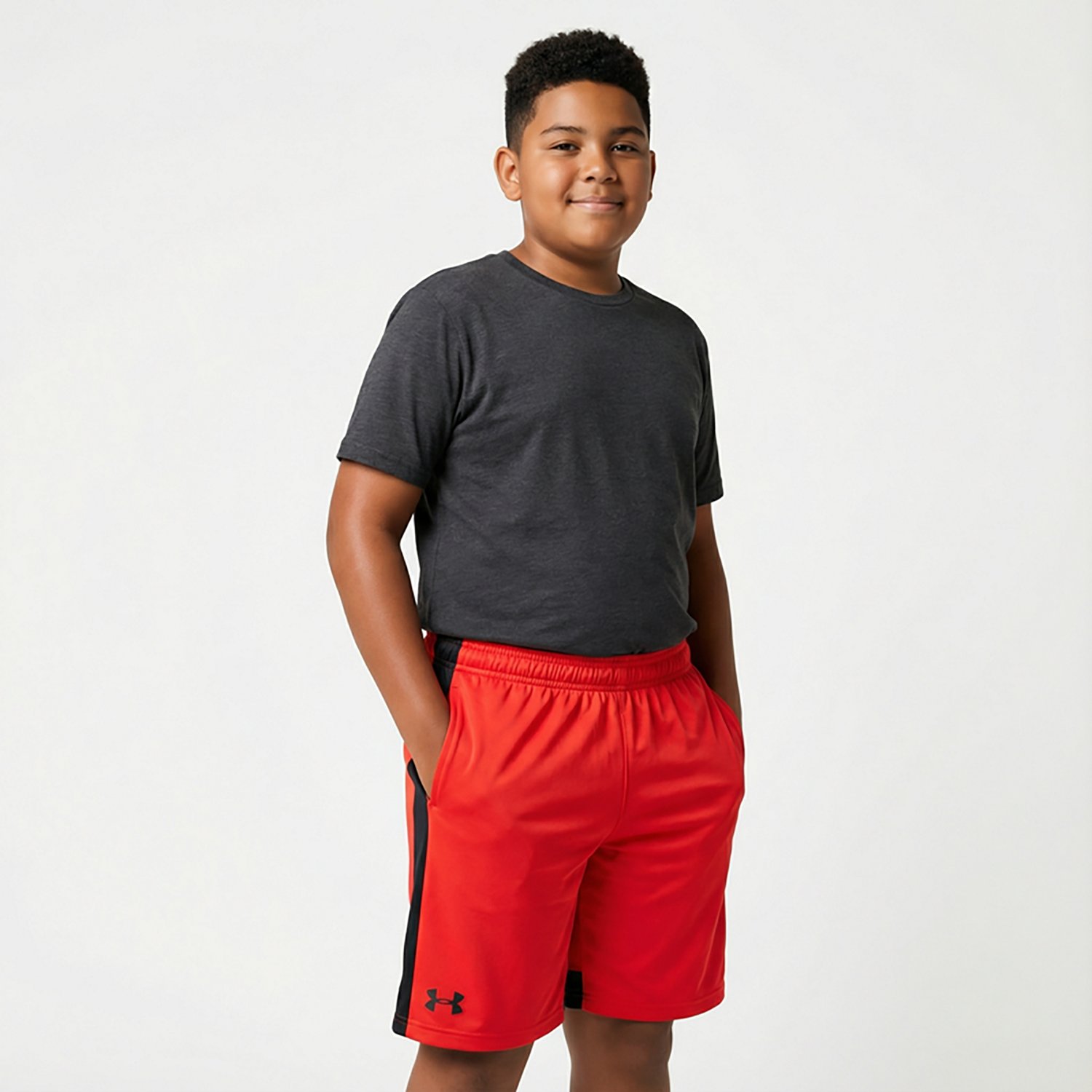 Under Armour Boys' Tech Vent Printed Shorts 6 in - view number 2