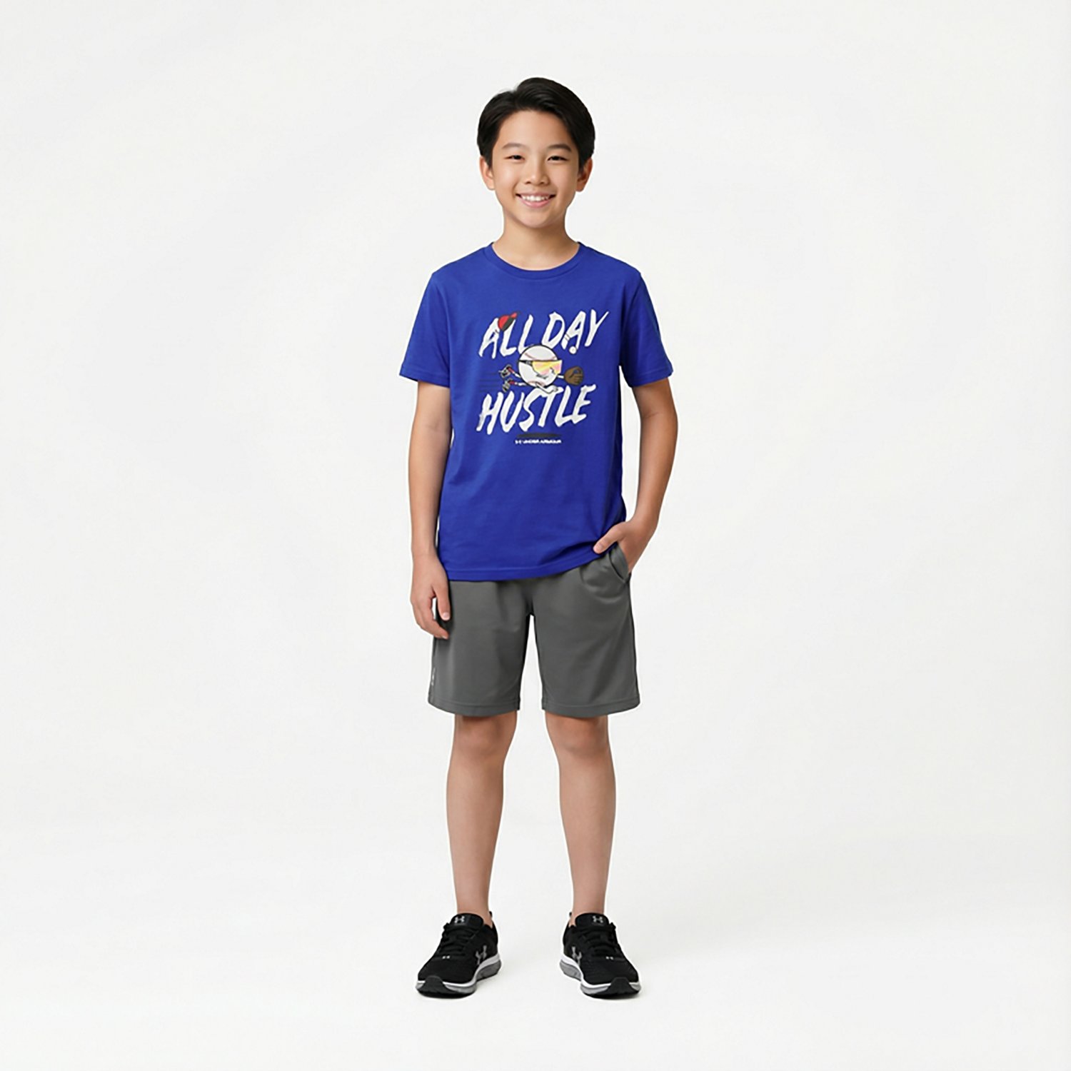 Under Armour Boys' Baseball Hustle T-shirt