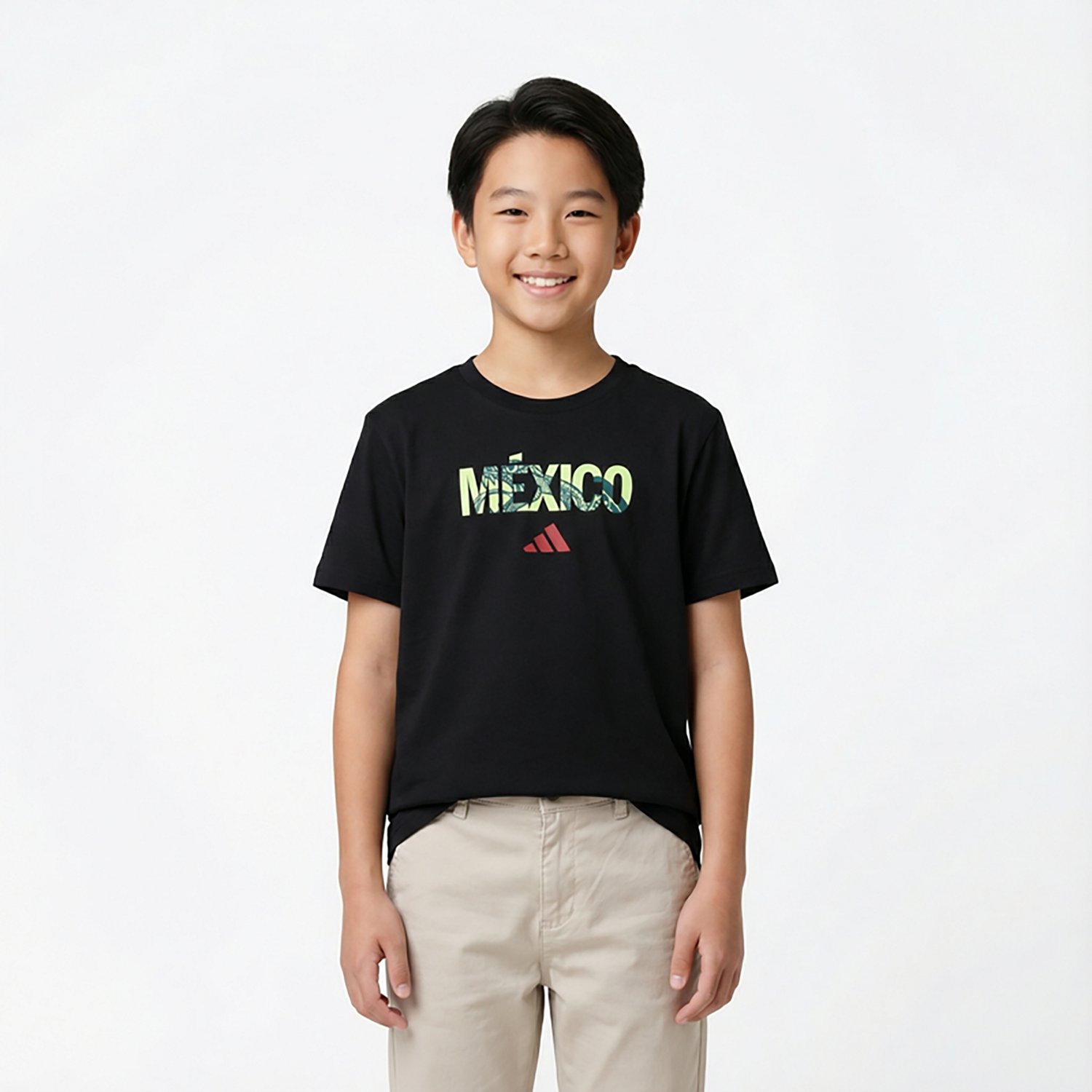 adidas Youth FMF Mexico High Brand Short Sleeve T-Shirt - view number 2