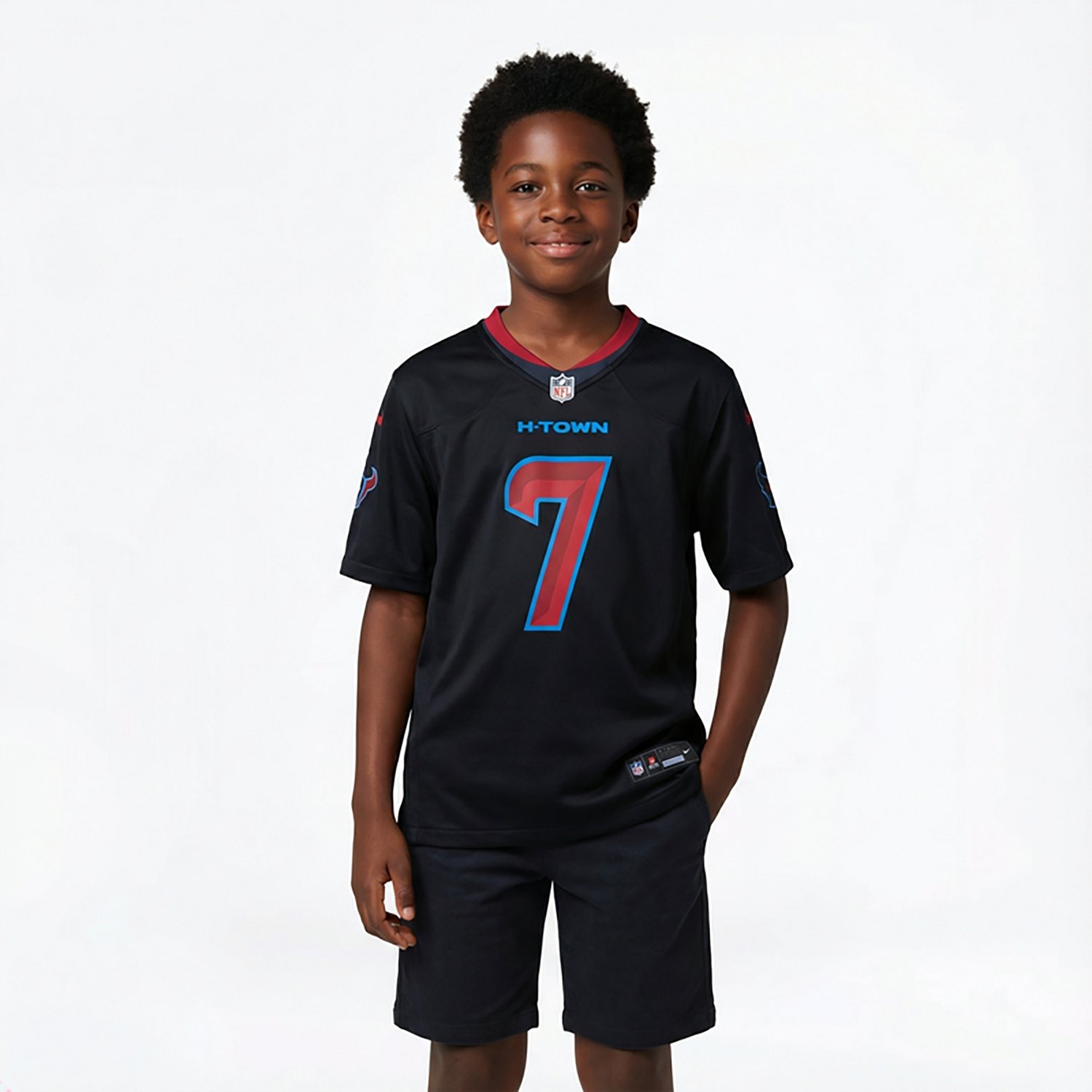 Nike Kids' Houston Texans C.J. Stroud Color Rush Alternate Game Jersey