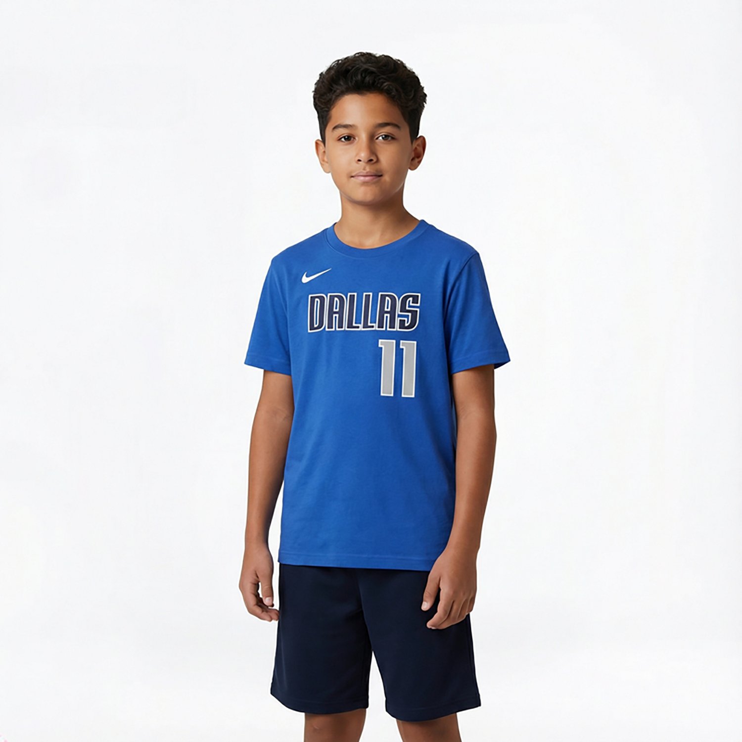 Nike Boys' Dallas Mavericks Kyrie Irving N&N Icon T-shirt - view number 2