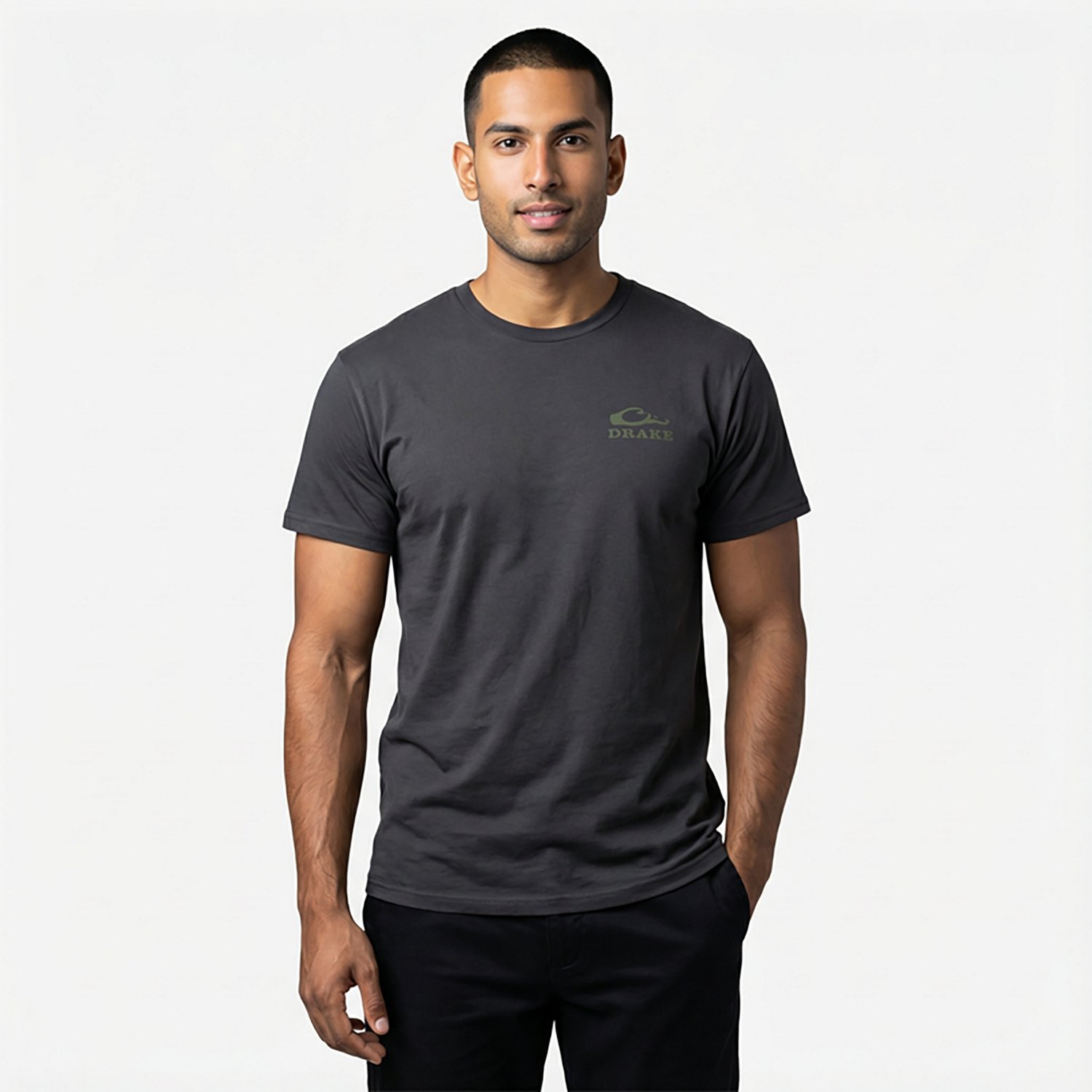 Drake Waterfowl Men's Horizontal Duck Badge Short Sleeve T-shirt - view number 2