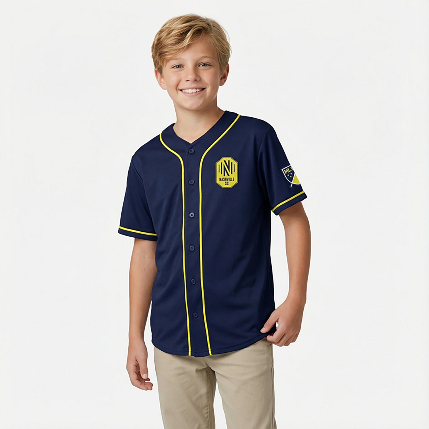 Fanatics Nashville SC Injury Time Baseball Jersey                                                                                - view number 2