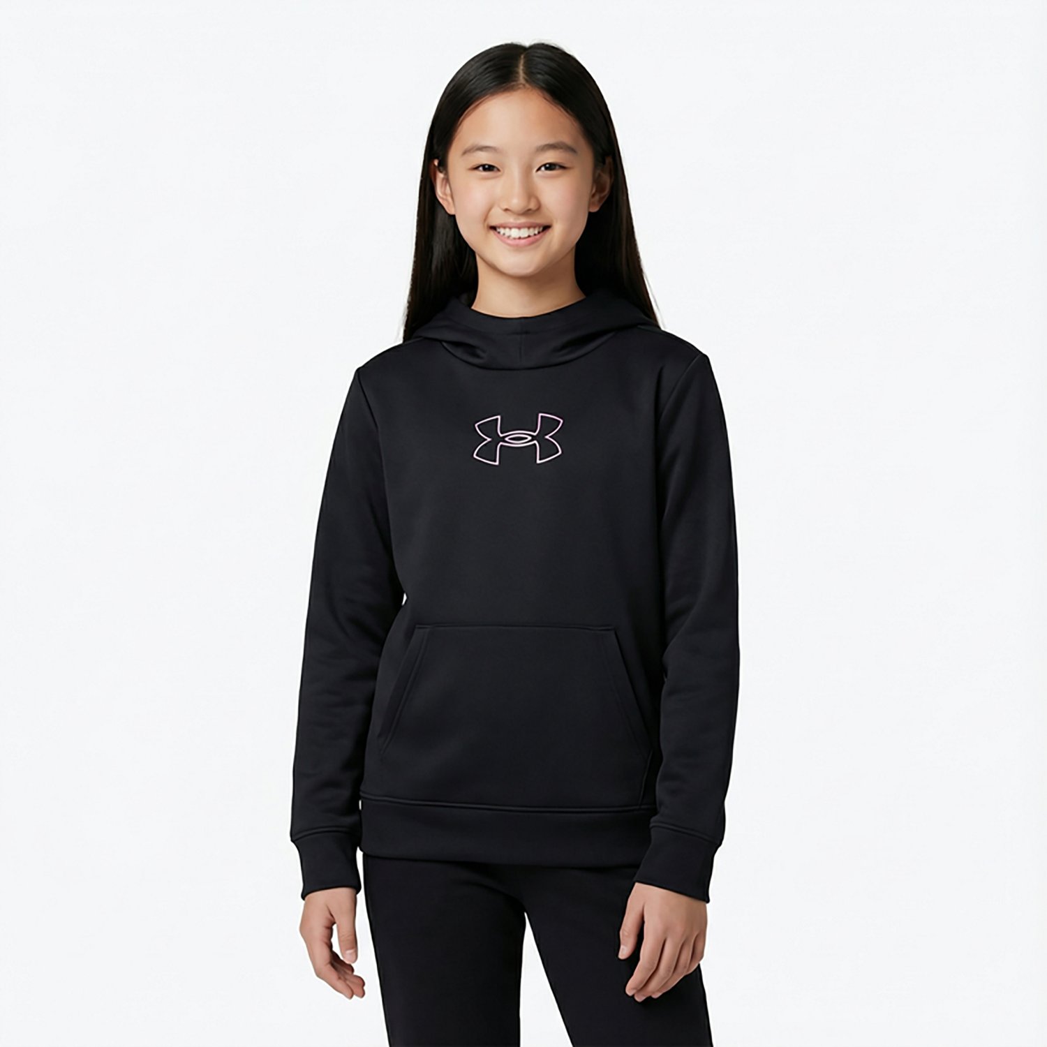 Under Armour Girls' Armour Fleece Big Logo Hoodie - view number 2