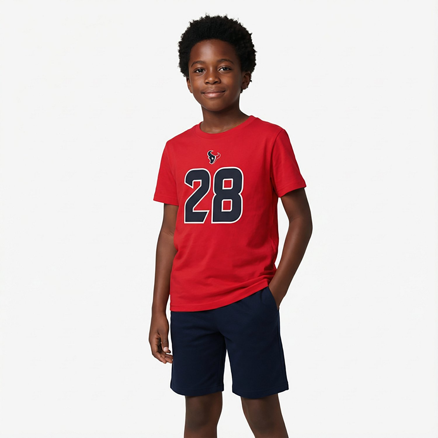 Nike Boys' Houston Texans Joe Mixon Fuse Name and Number T-shirt - view number 2