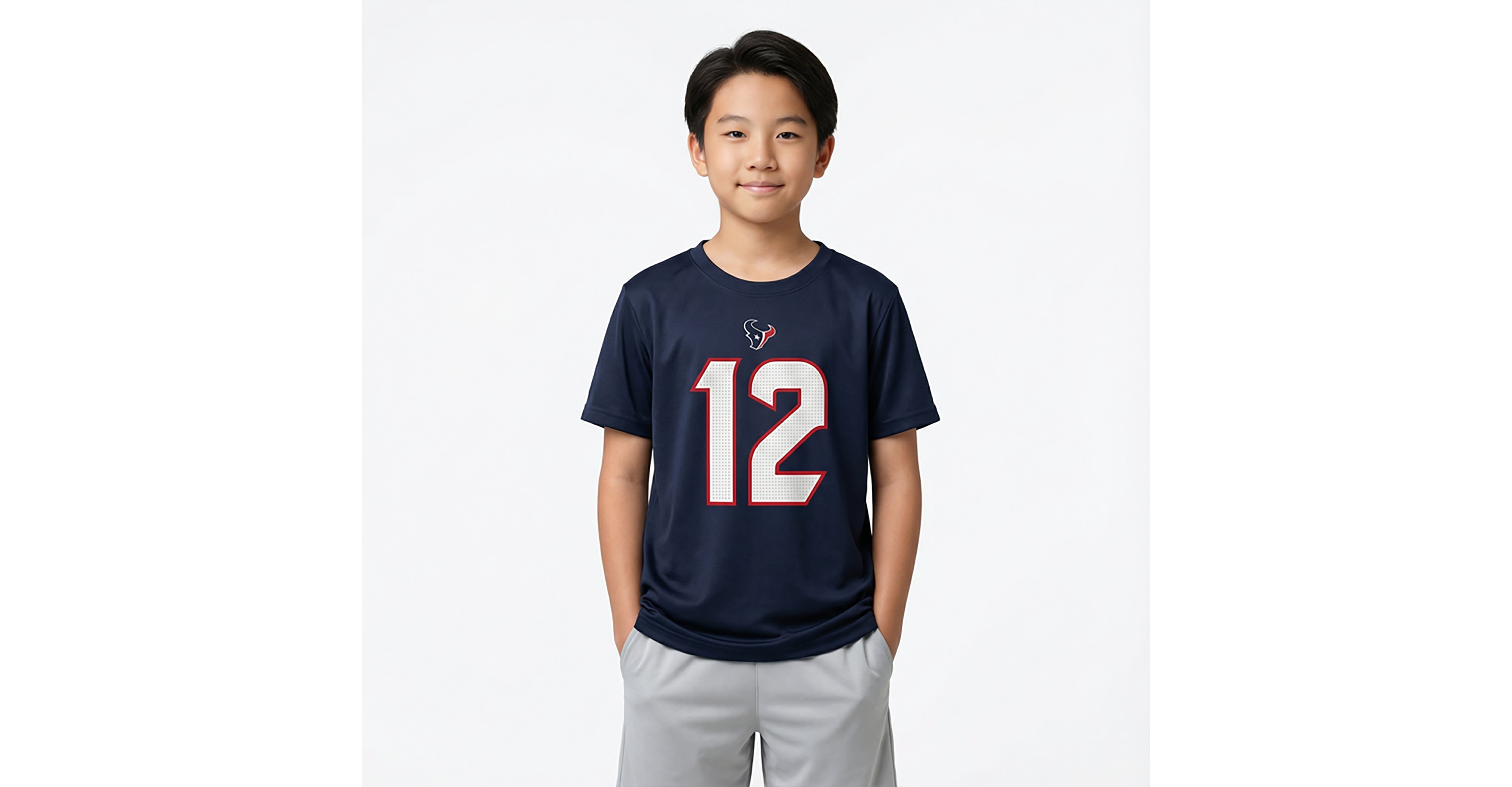 Nike Youth Texans Collins Fuse Name and Number T-shirt