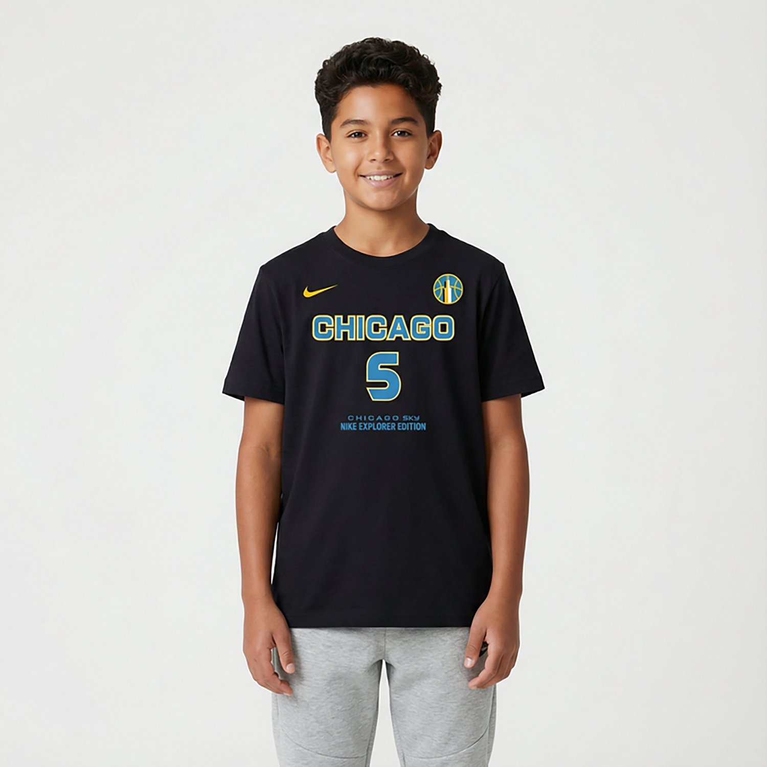 Nike Angel Reese Chicago Sky 2024 WNBA Draft Name  Number T-Shirt - view number 2