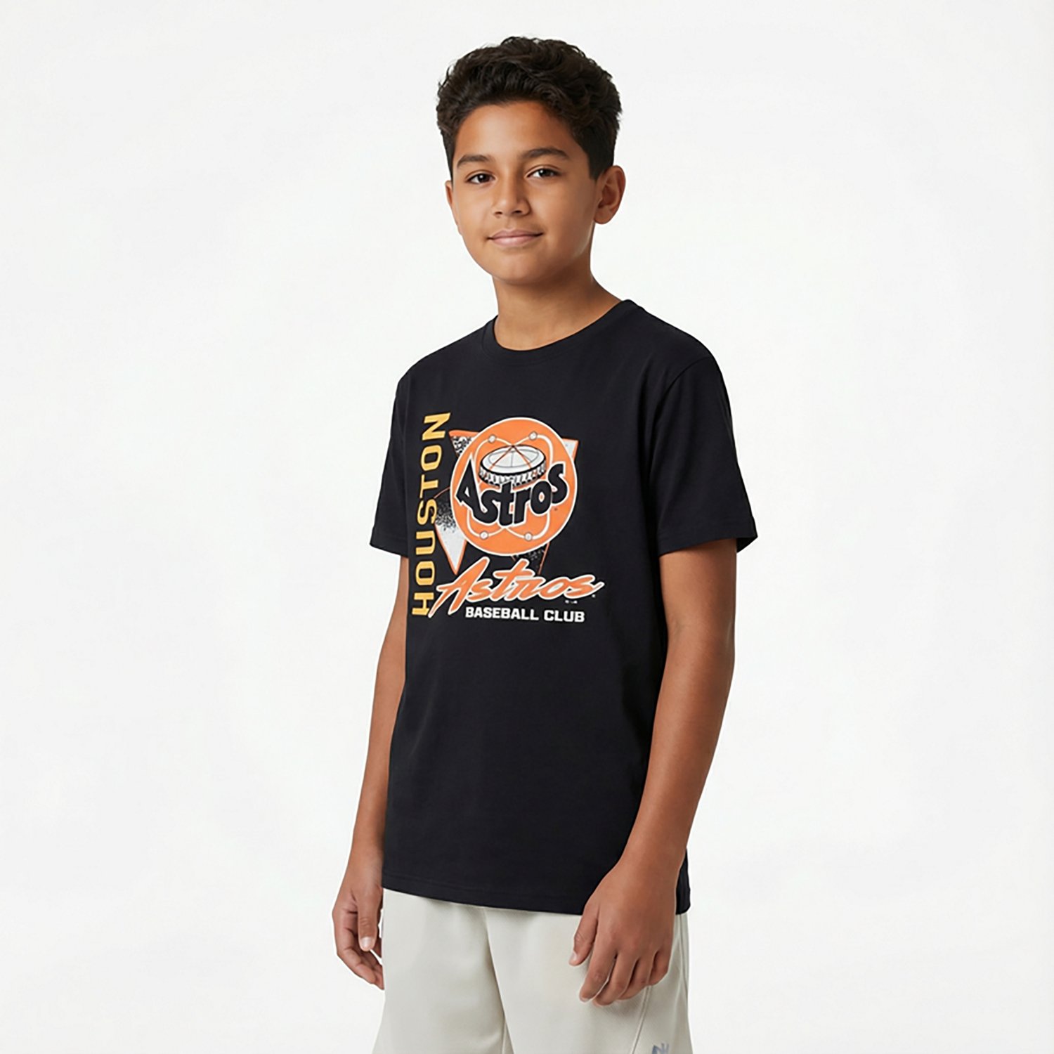 47 Youth Astros Side Arm Franklin T-shirt