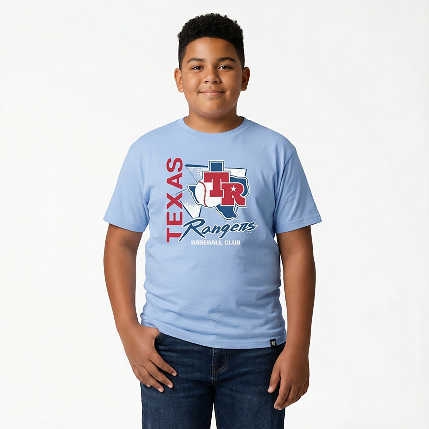 47 Brand Youth Rangers Side Arm Franklin Short Sleeve T-shirt