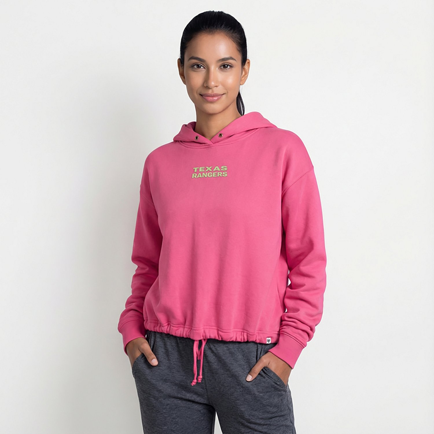 '47 Women's Texas Rangers Bright Side Venice Long Sleeve Hoodie - view number 2