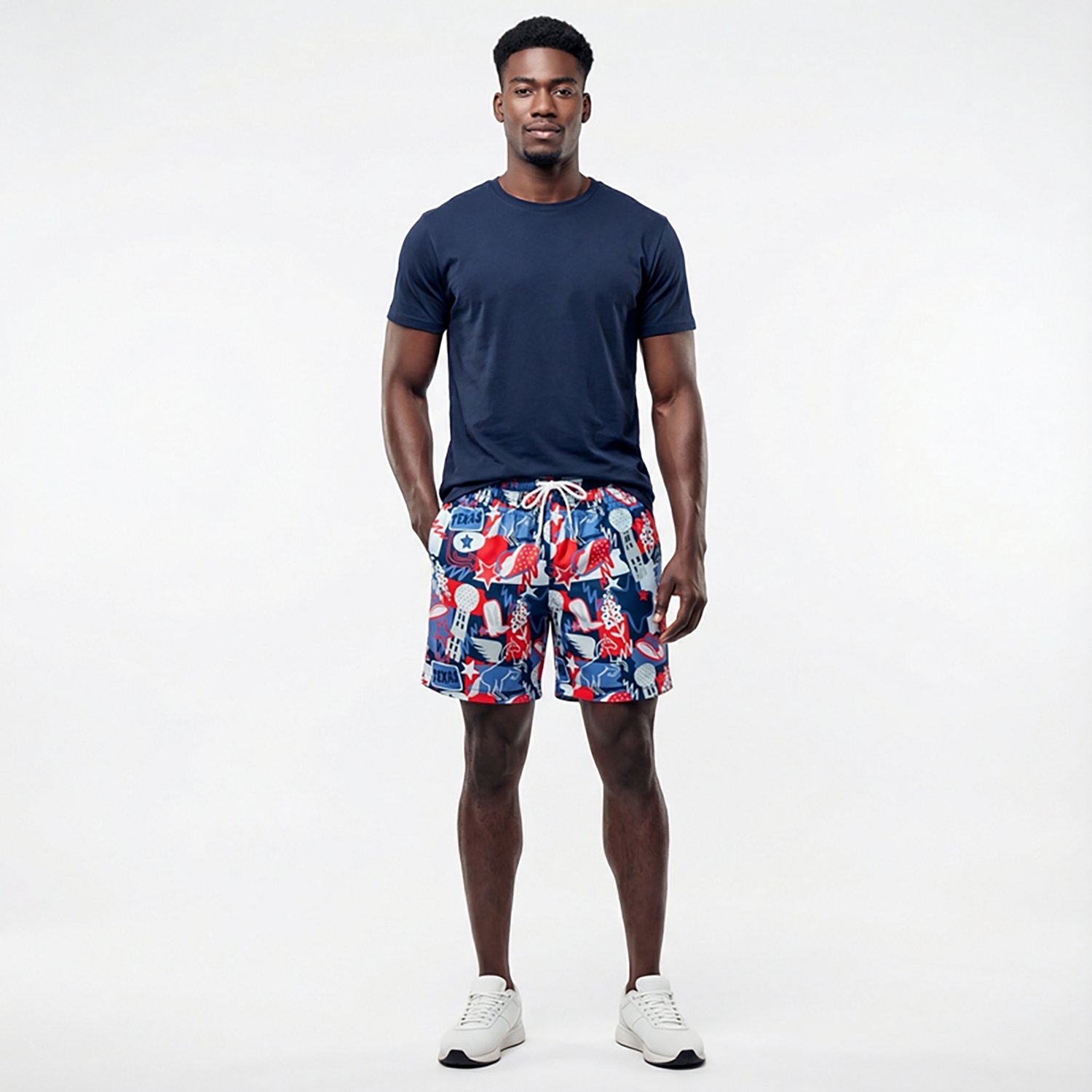 Chubbies Men's The Travelers - Dallas Classic Swim Trunks 5.5 in