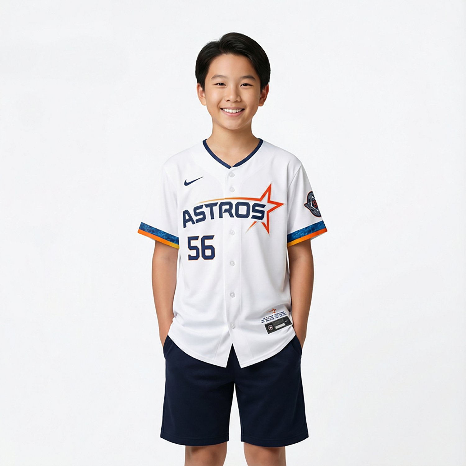Nike W Astros Blanco City Connect Limited Name & Number Jersey