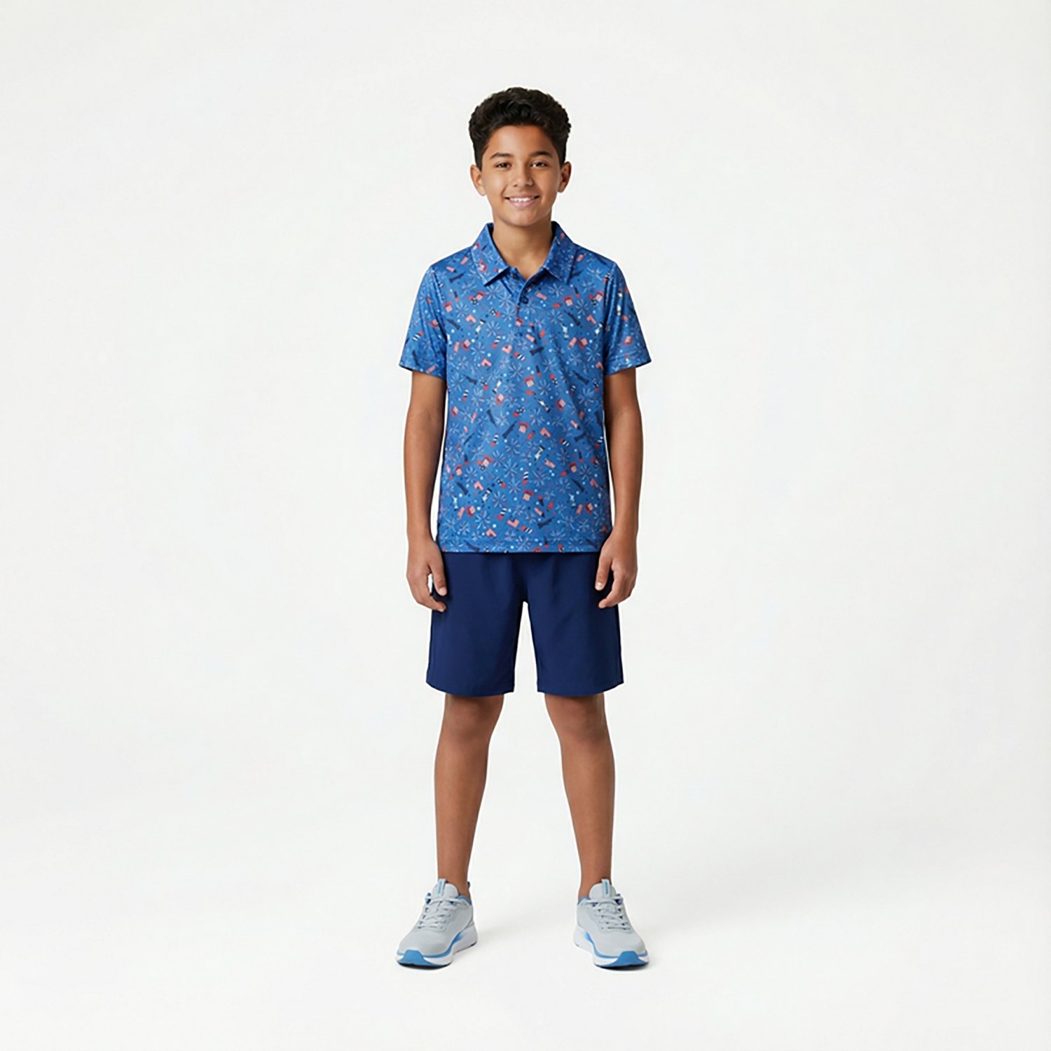 BCG Boys' Golf Patriotic Print Set