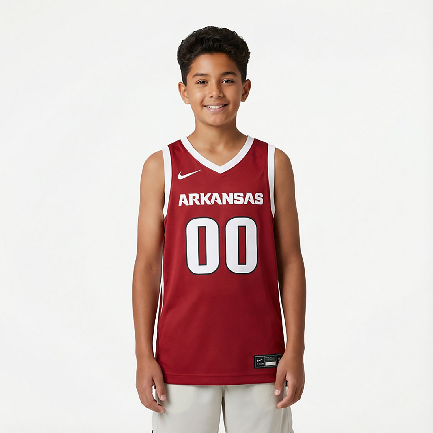 Nike Boys' University of Arkansas Replica Basketball Jersey - view number 2