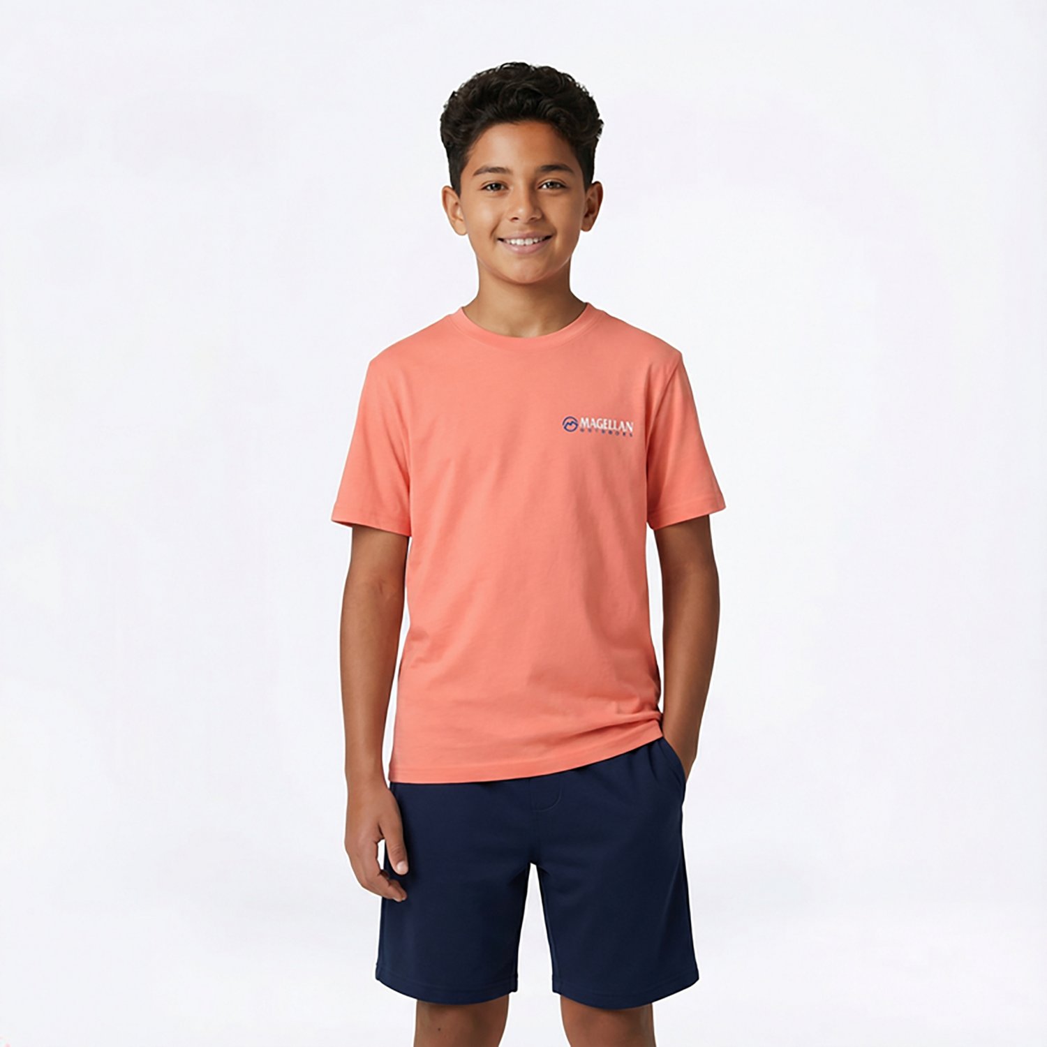 Magellan Outdoors Boys' Sunset Surf Short Sleeve T-shirt                                                                         - view number 2