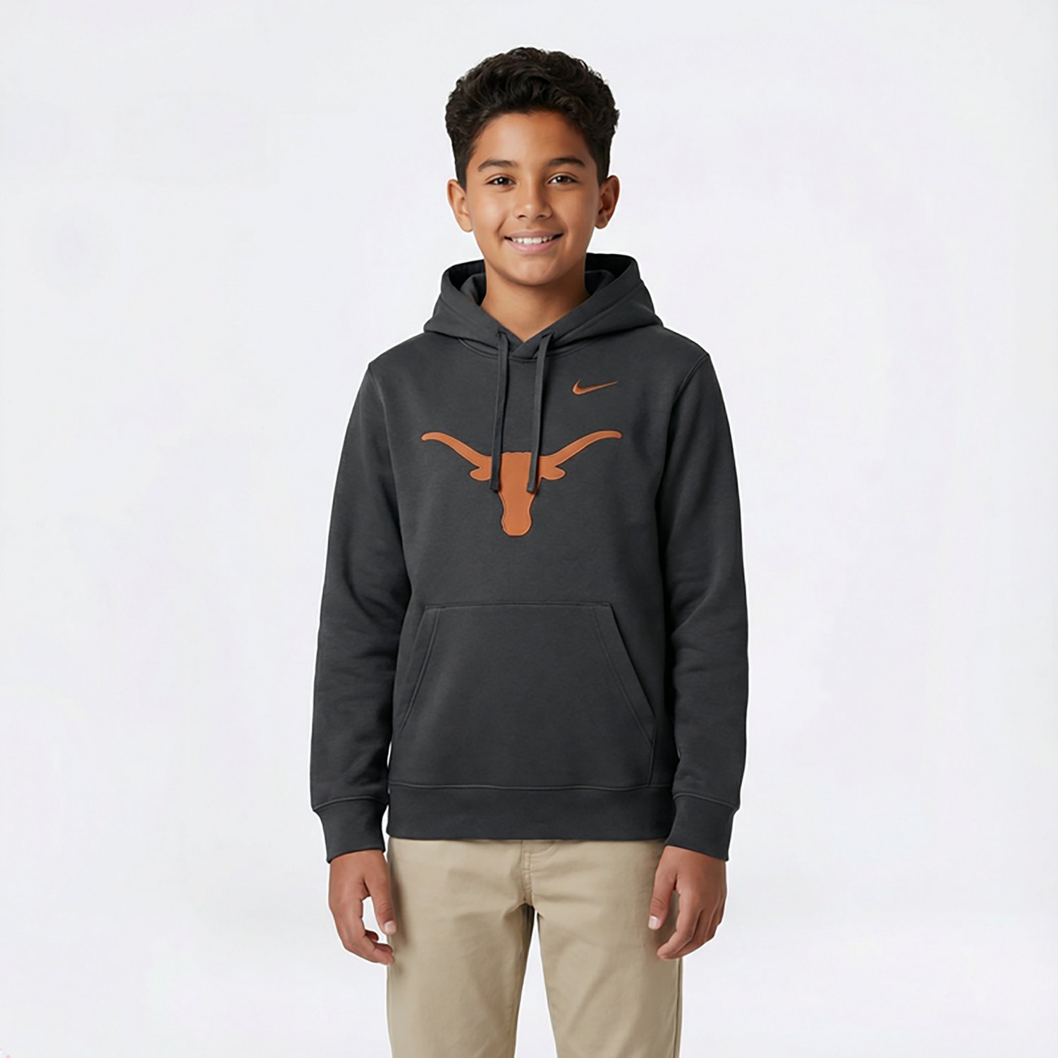 Nike Texas Longhorns Primetime Evergreen Club Fleece Pullover Hoodie