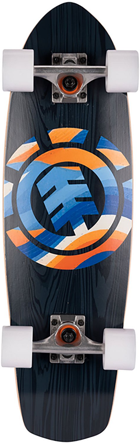 Element Blue Flower Diamond Tail 27 in Cruiser Skateboard - view number 2