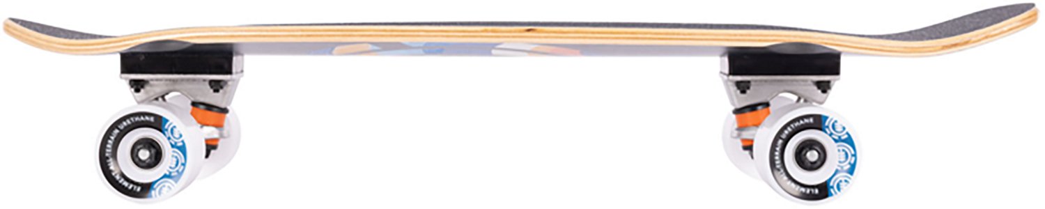 Element Blue Flower Diamond Tail 27 in Cruiser Skateboard - view number 4