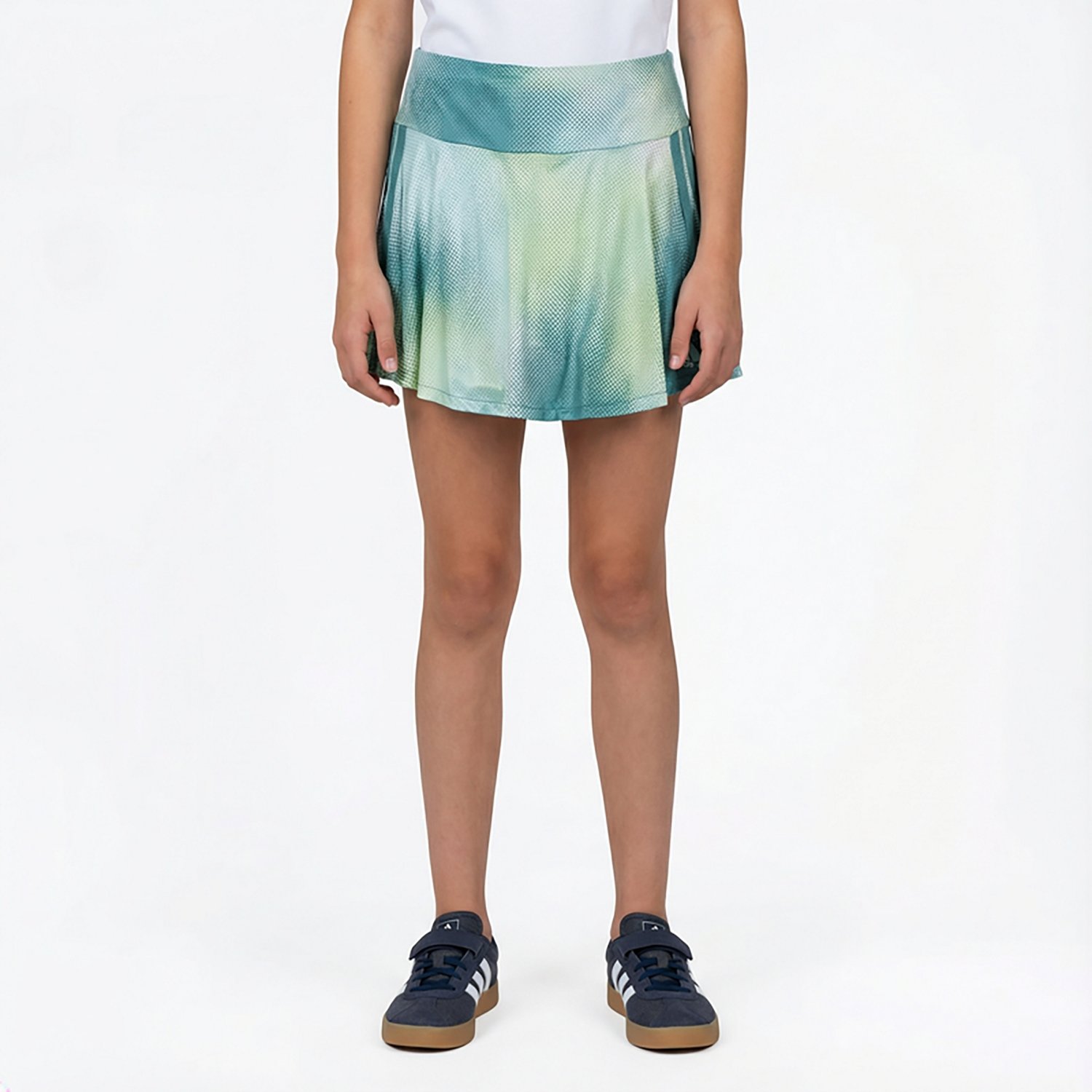 adidas Girls' Detached Waistband Printed 3-Stripe Flounce Skort - view number 2