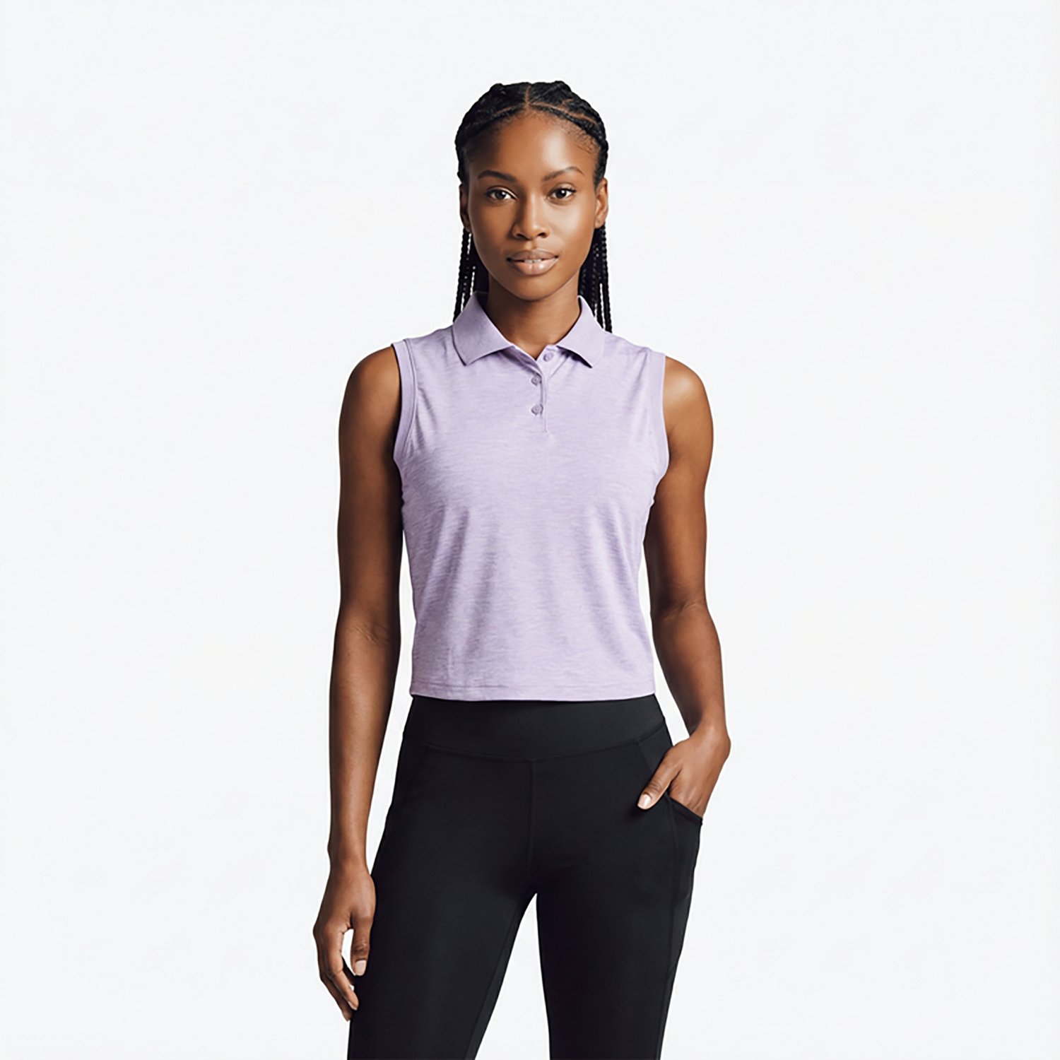 Antigua Women's Recap Sleeveless Polo Shirt - view number 2