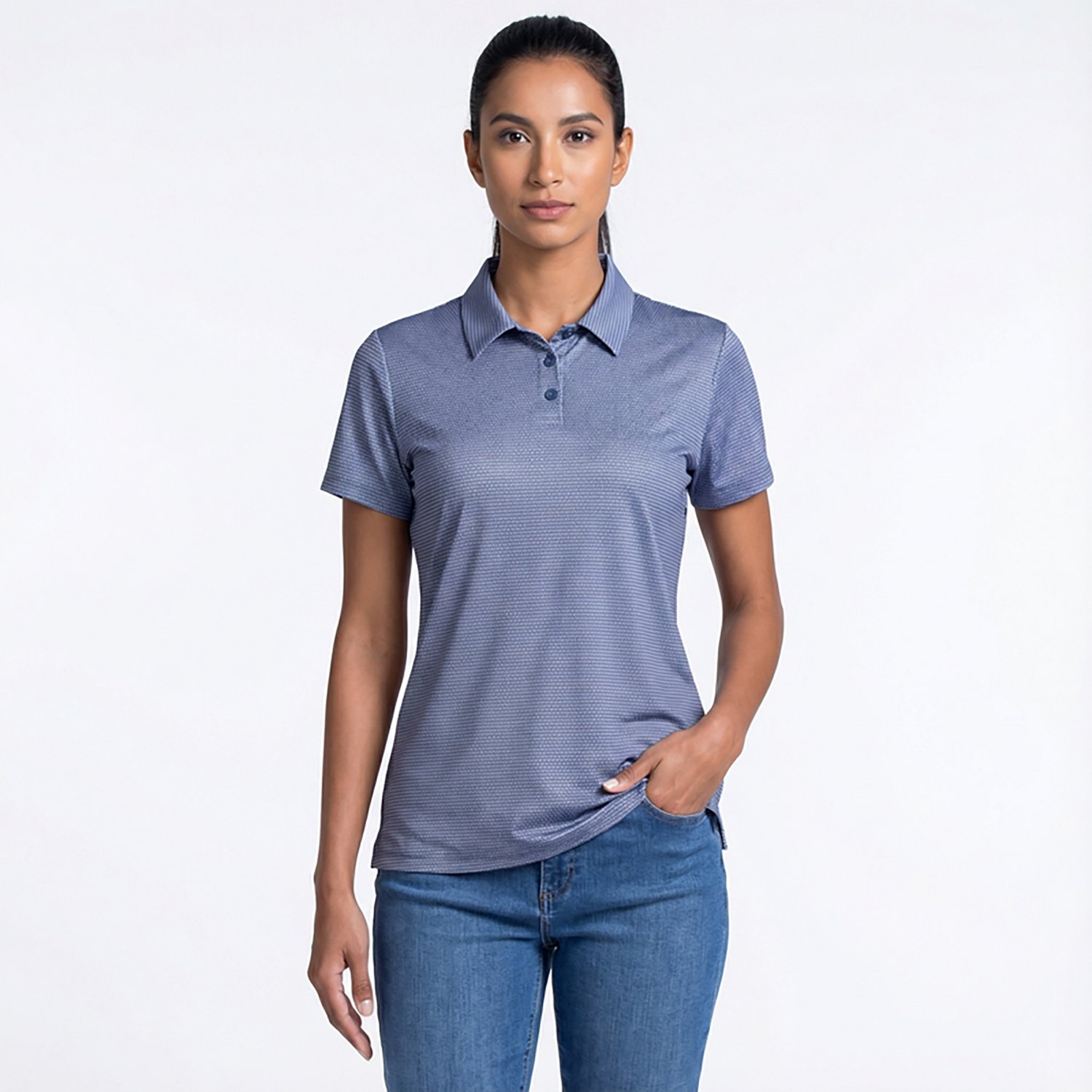 Antigua Women's Rings Polo Shirt - view number 2