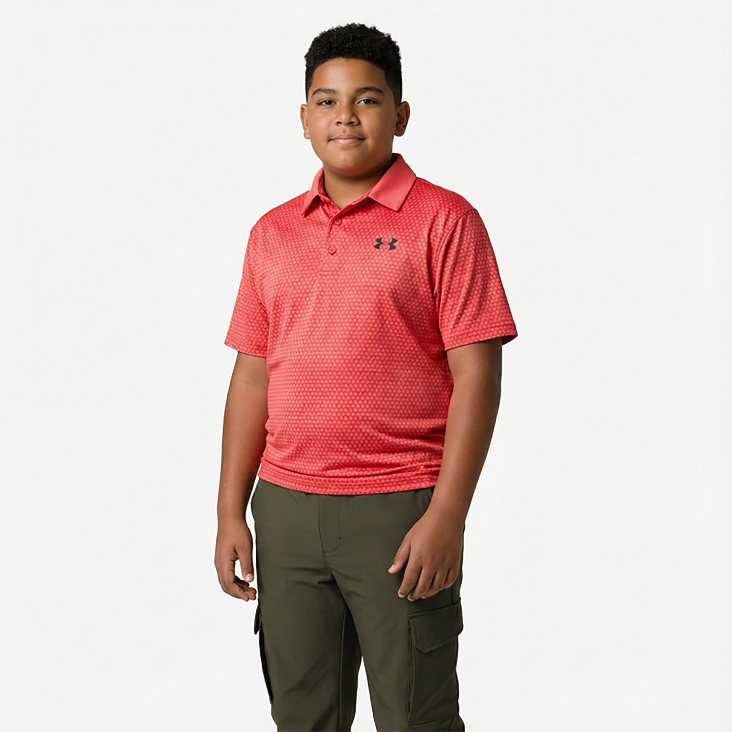 Under Armour Boys' Performance Printed Polo