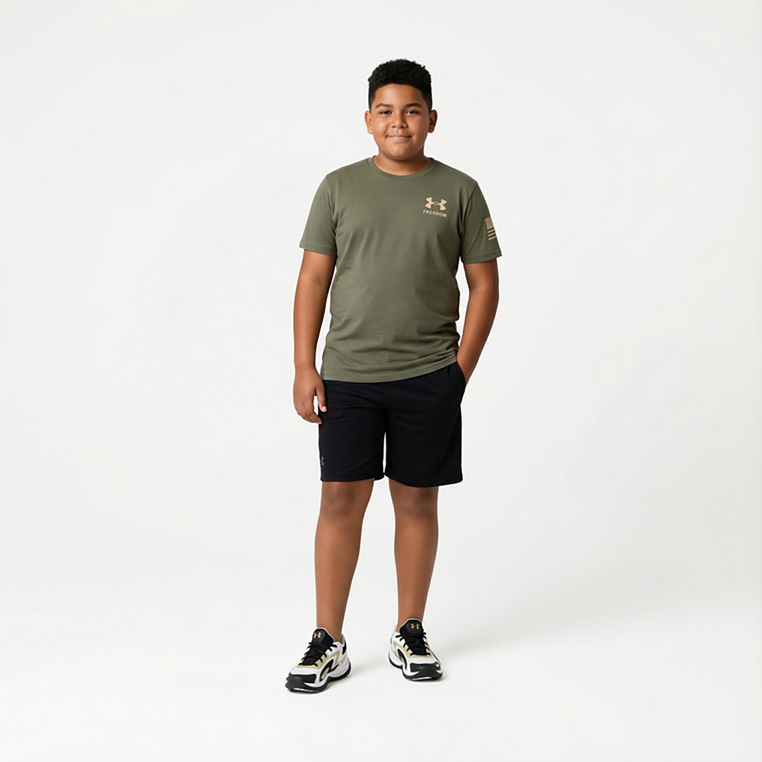 Under Armour Boys' Freedom Flag Graphic T-shirt