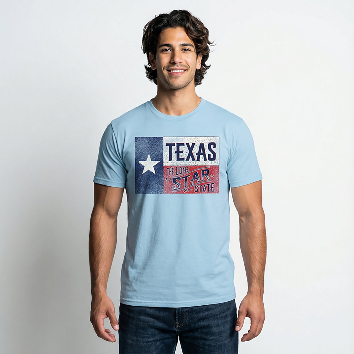 State Life Men's Texas Proud Flag Short Sleeve T-shirt - view number 2