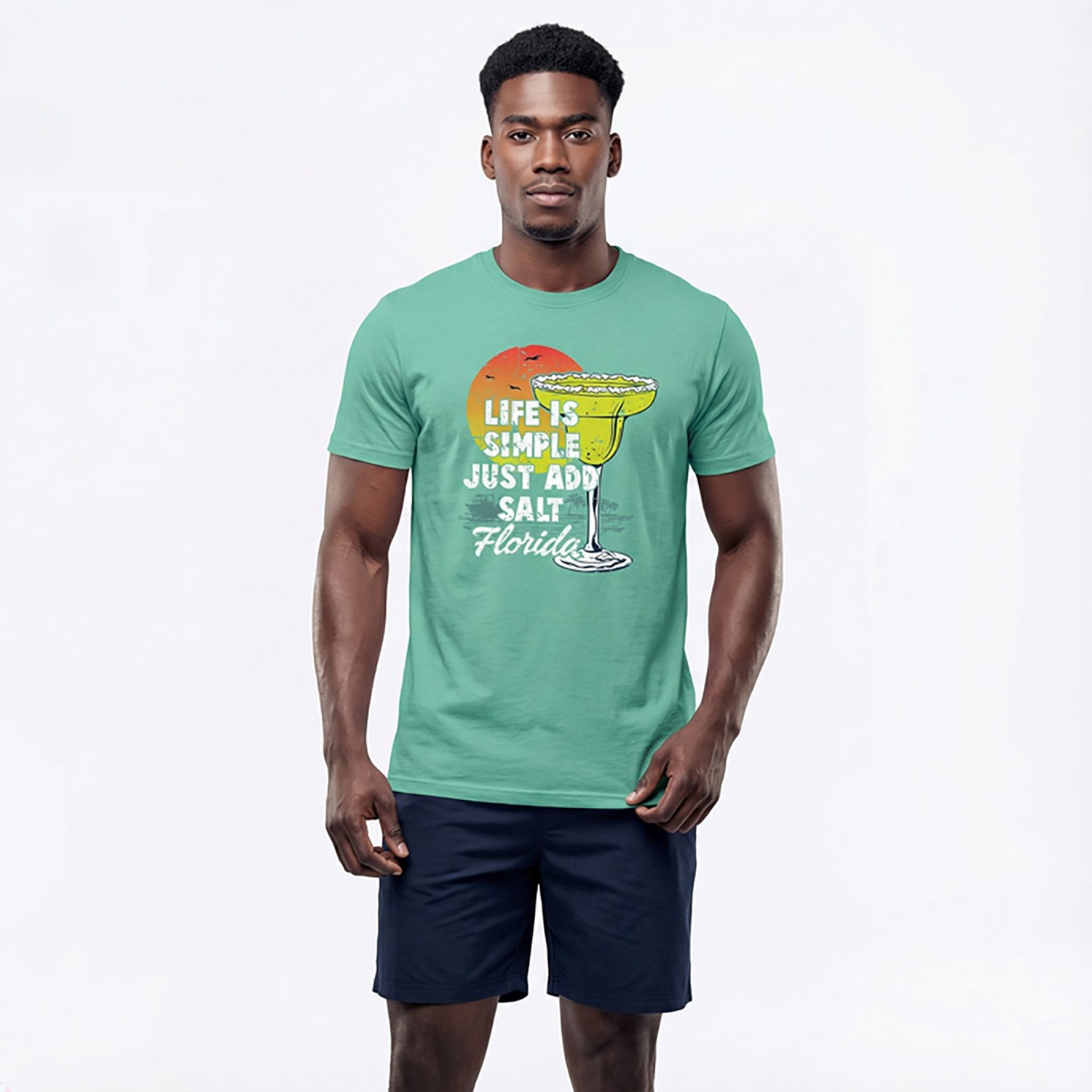 State Life Men's Florida Add Salt Short Sleeve T-Shirt - view number 2