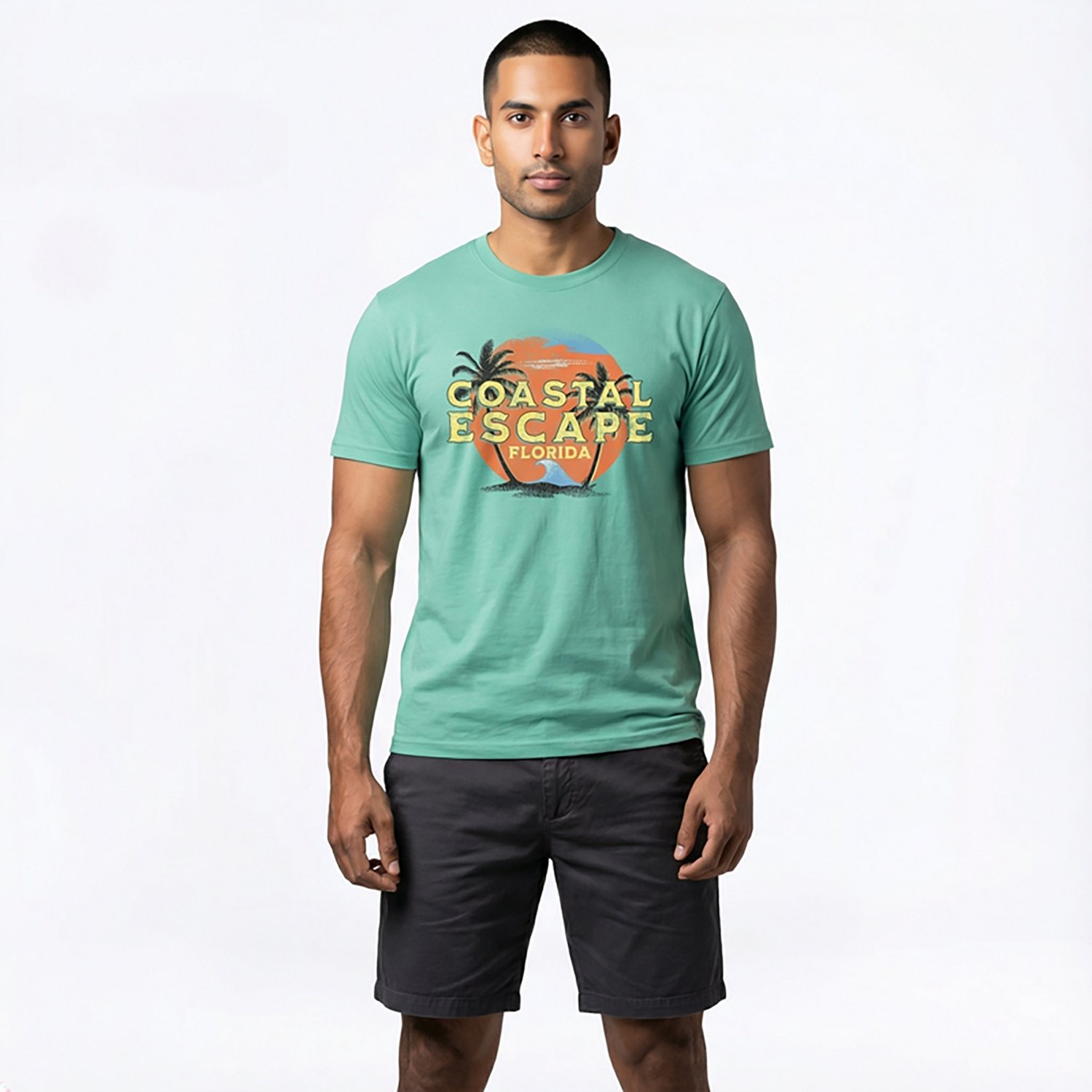 State Life Men's Florida Coastal Escape Short Sleeve T-shirt - view number 2