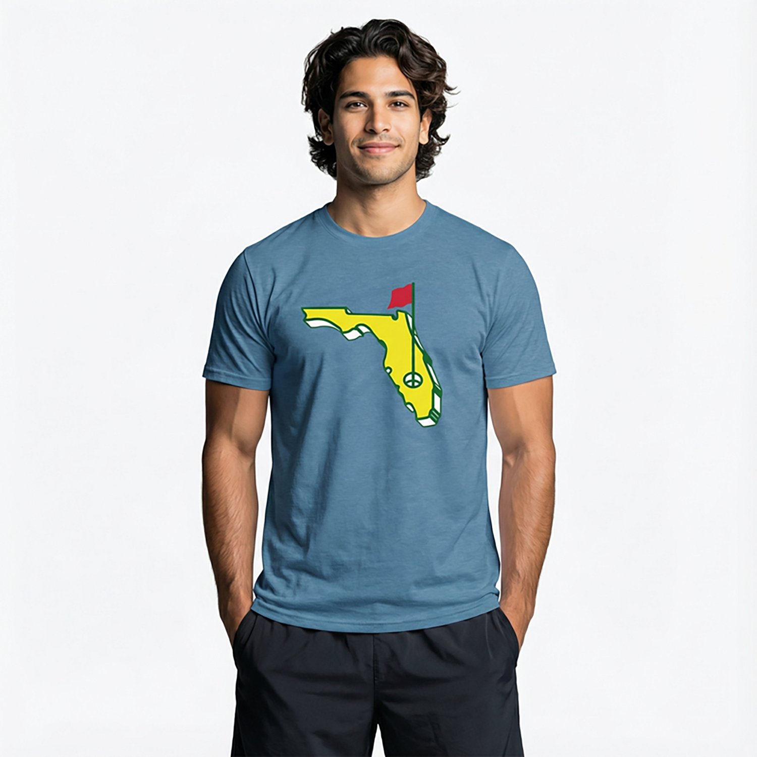 State Life Men's Florida Golf State Short Sleeve T-Shirt - view number 2