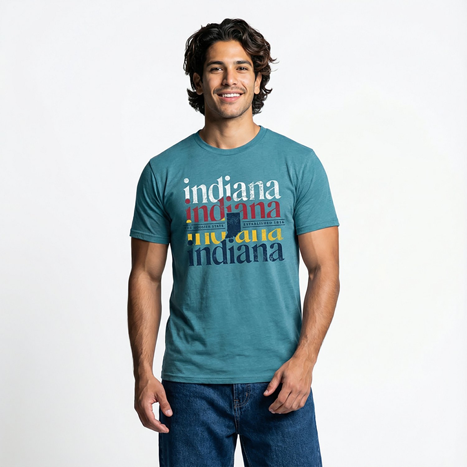 State Life Men's In Vert Row Short Sleeve T-Shirt - view number 2