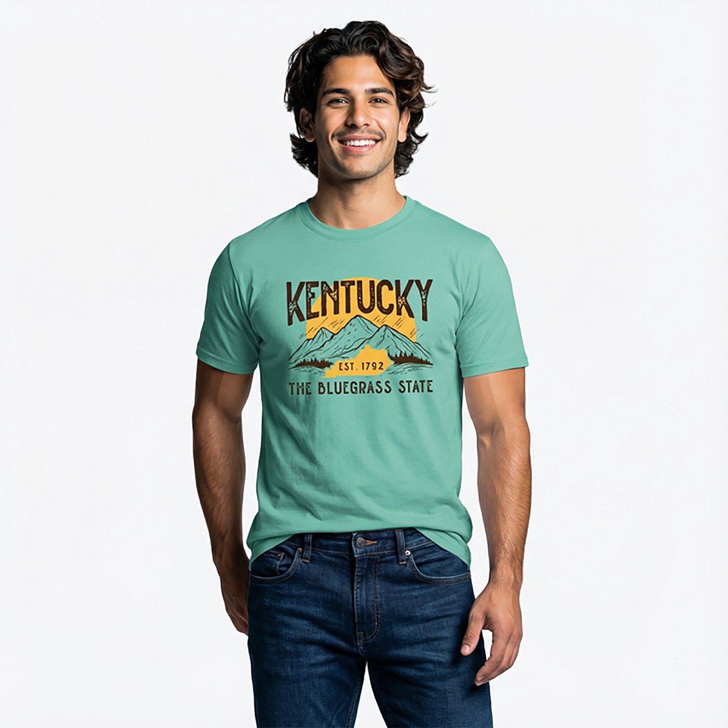 State Life Men's Kentucky Mountain High Short Sleeve T-Shirt - view number 2